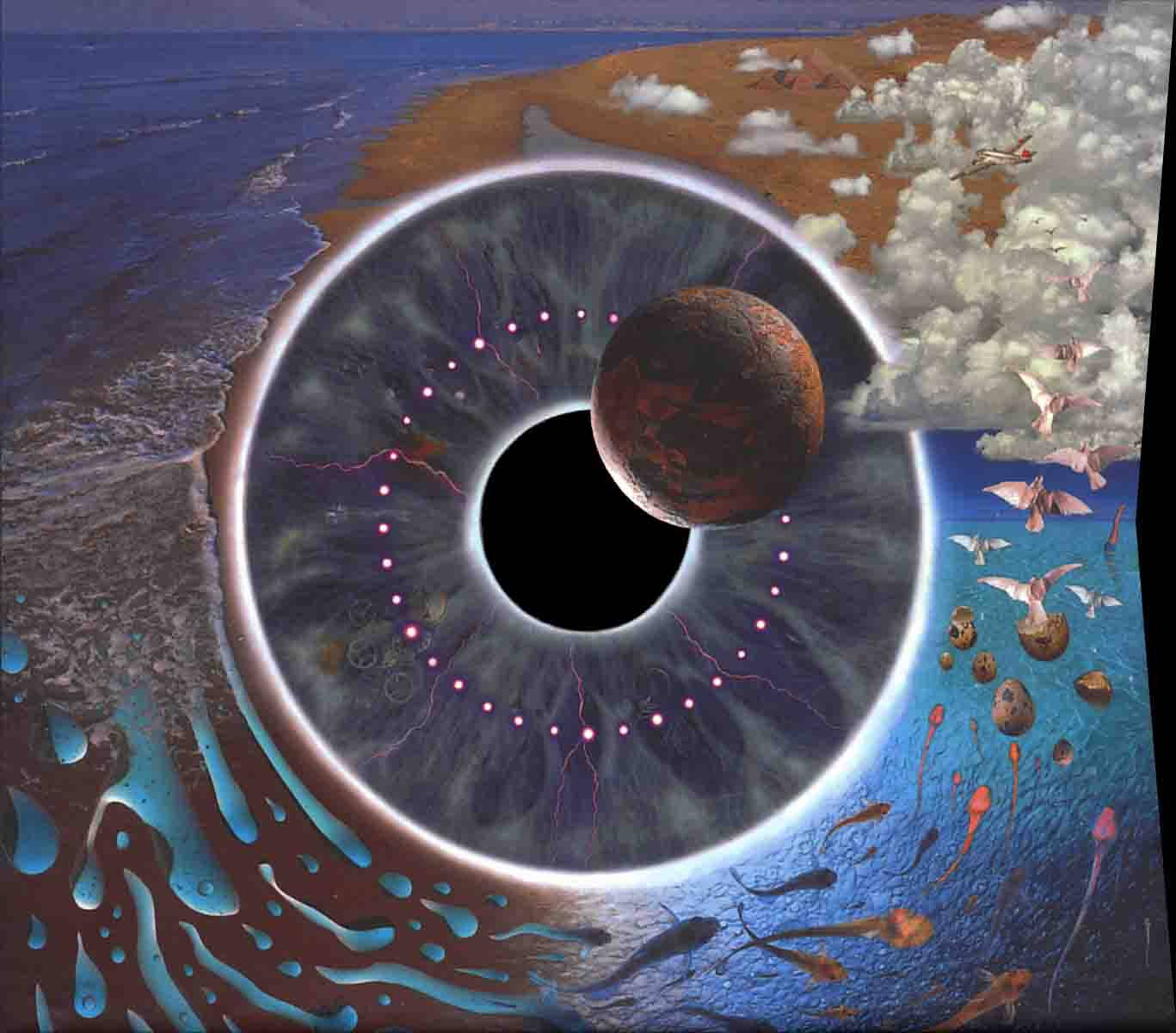 Pink Floyd 4K Pulse -albumin kansikuva Taustakuvat