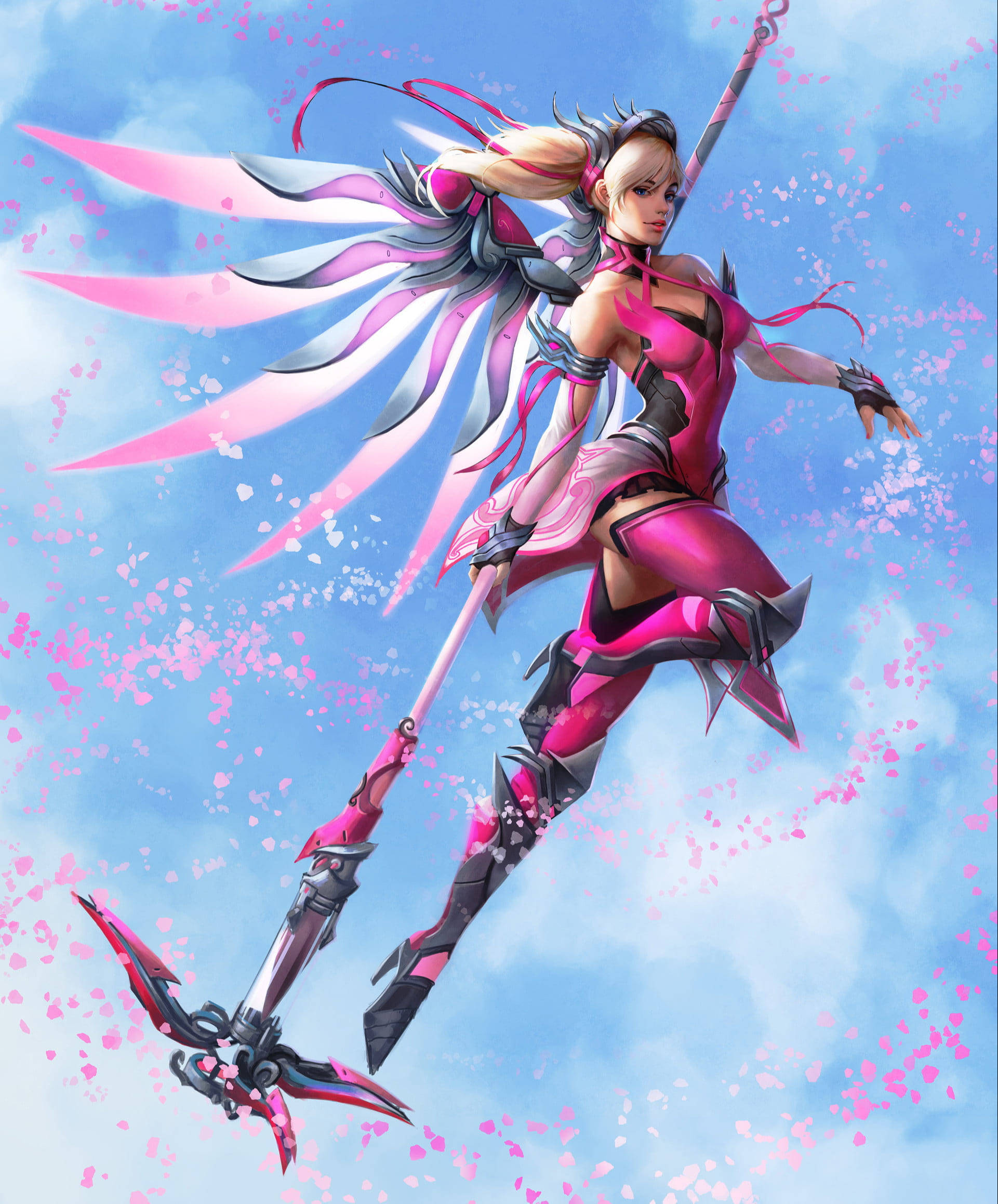 Pink Mercy With Wings Taustakuvat