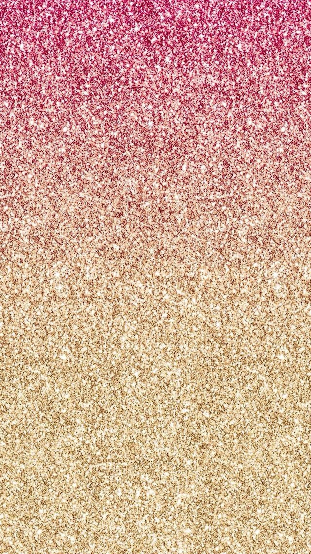 Pinkit glitterit söpössä tyttömäisessä puhelimessa Taustakuvat