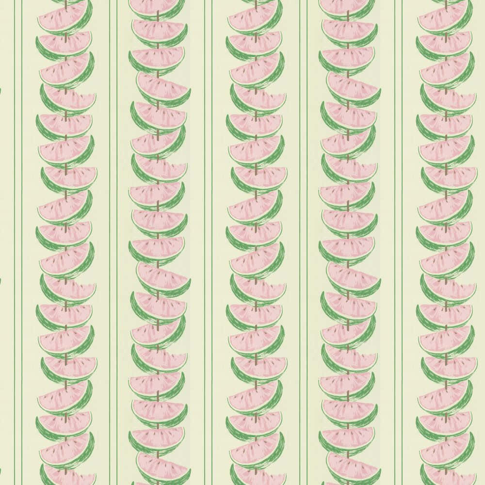 Pinkki ja vihreä esteettinen vesimelonikuviotaide Taustakuvat