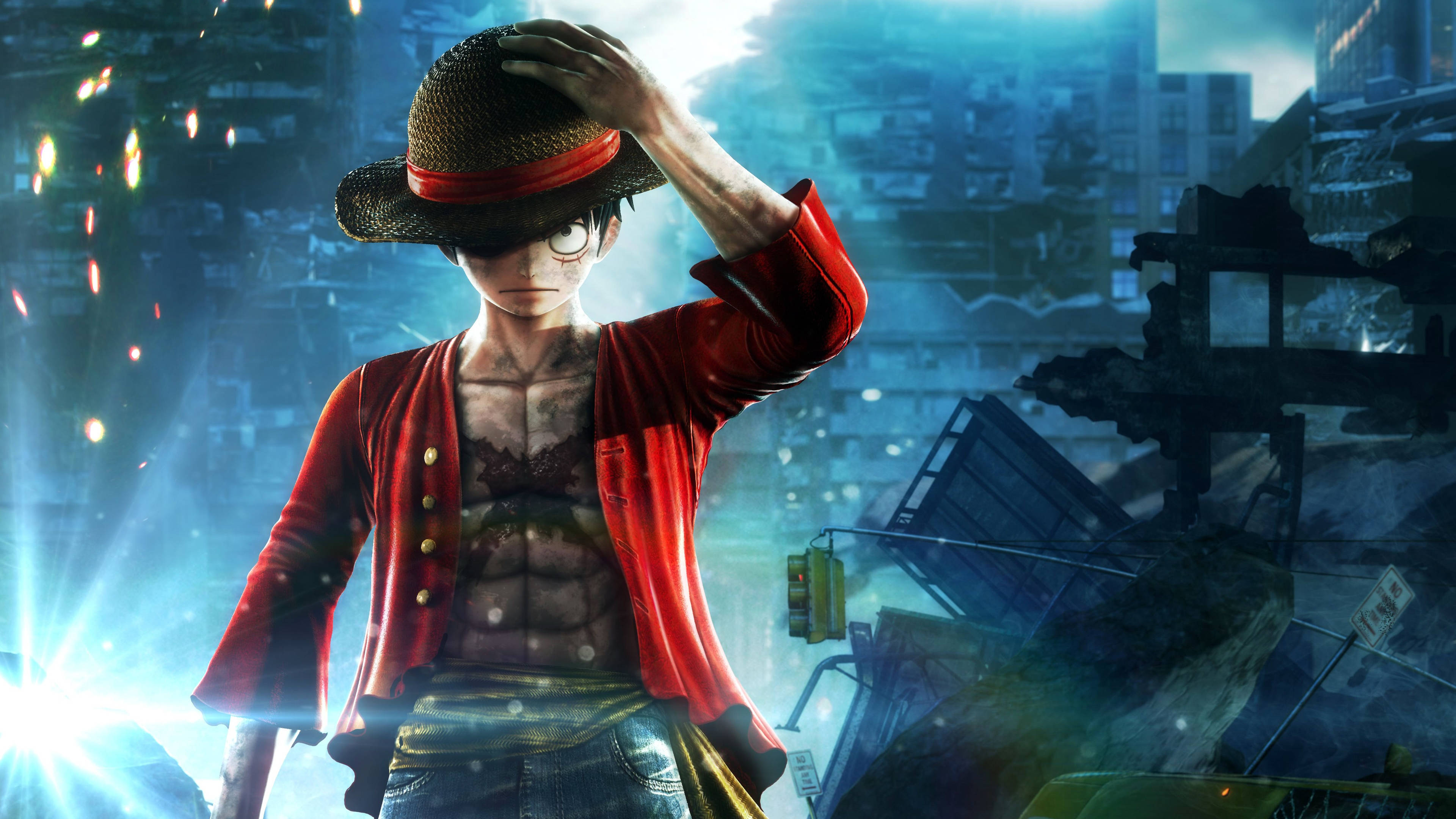 Piraatti Luffy ja laiva Taustakuvat