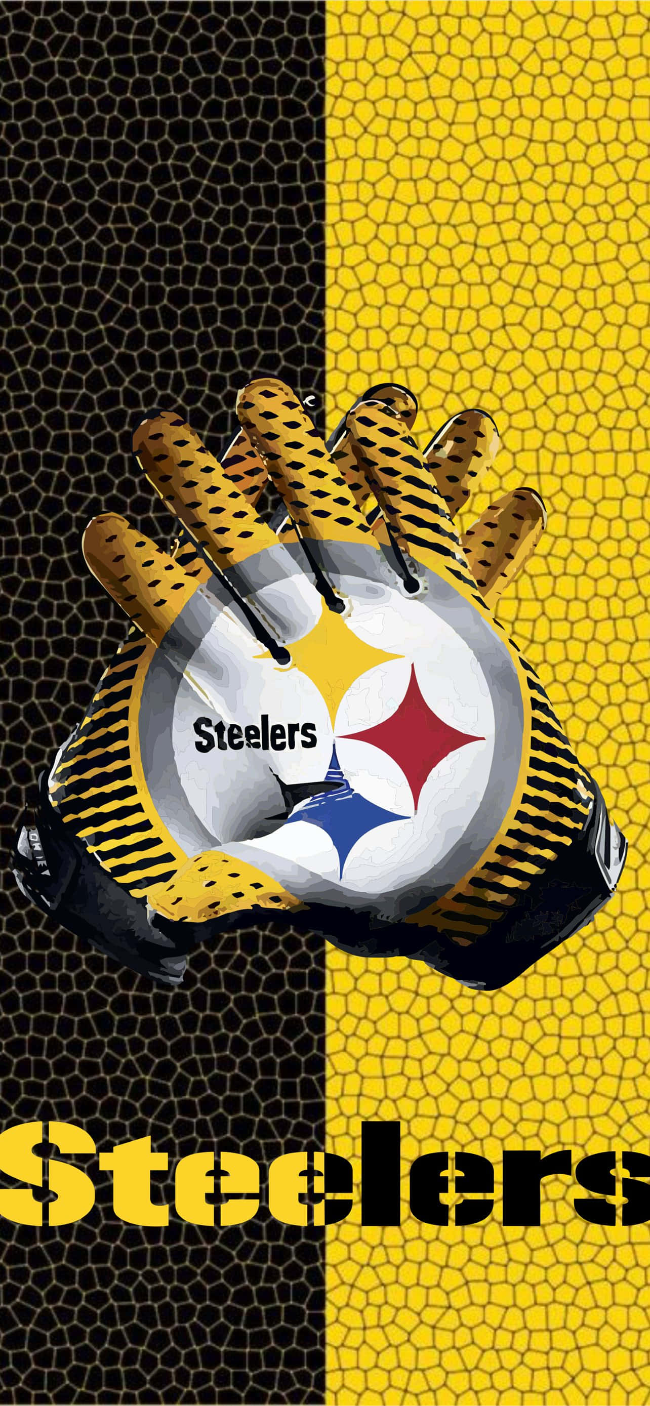 Pittsburgh Steelers -logo hanskat Taustakuvat