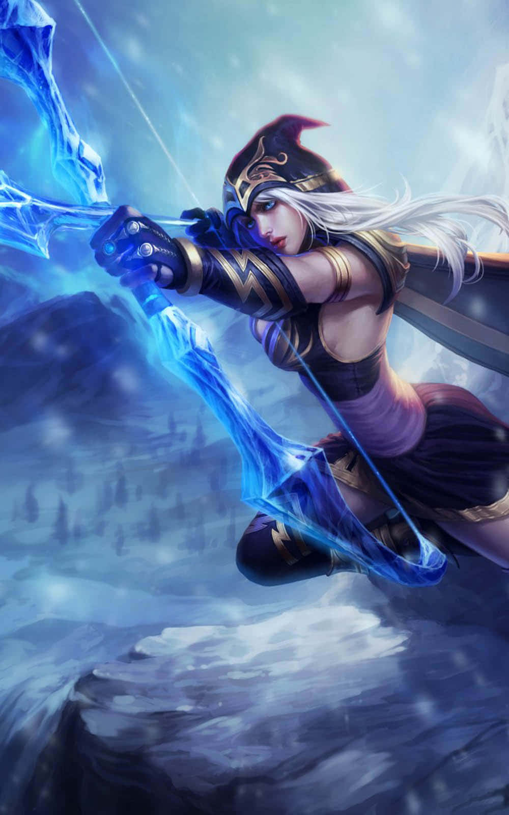 Pixel 3 League Of Legends Taustakuva Ja Ashe Taustakuvat
