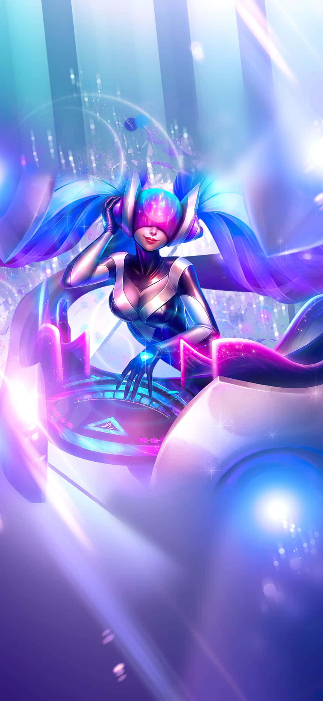 Pixel 3 League Of Legends tausta ja DJ Sona Taustakuvat
