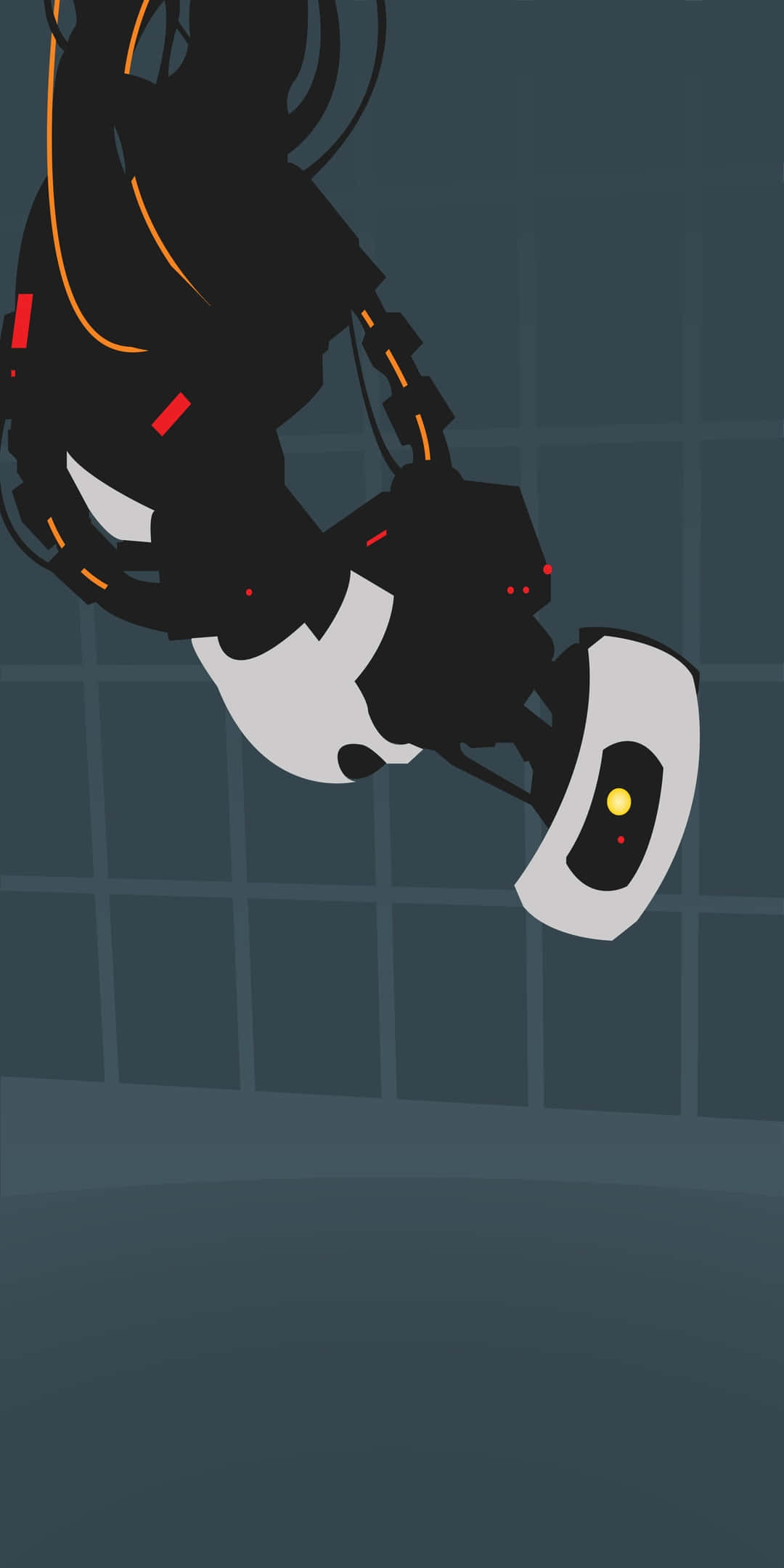 Pixel 3 Minimal Tausta GLAdOS-fanitaideteos Taustakuvat