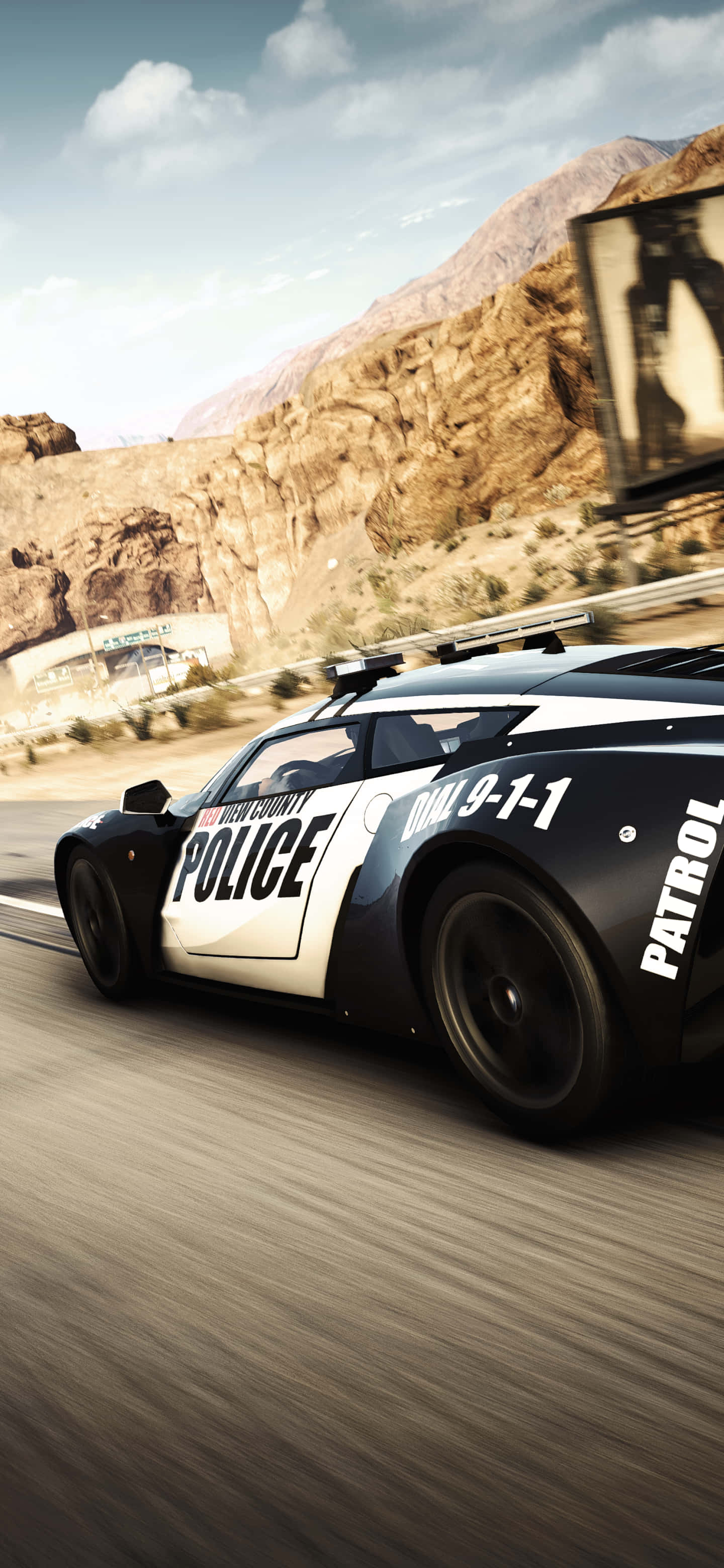 Pixel 3 Need For Speed -tausta mustavalkoinen poliisiauto Taustakuvat