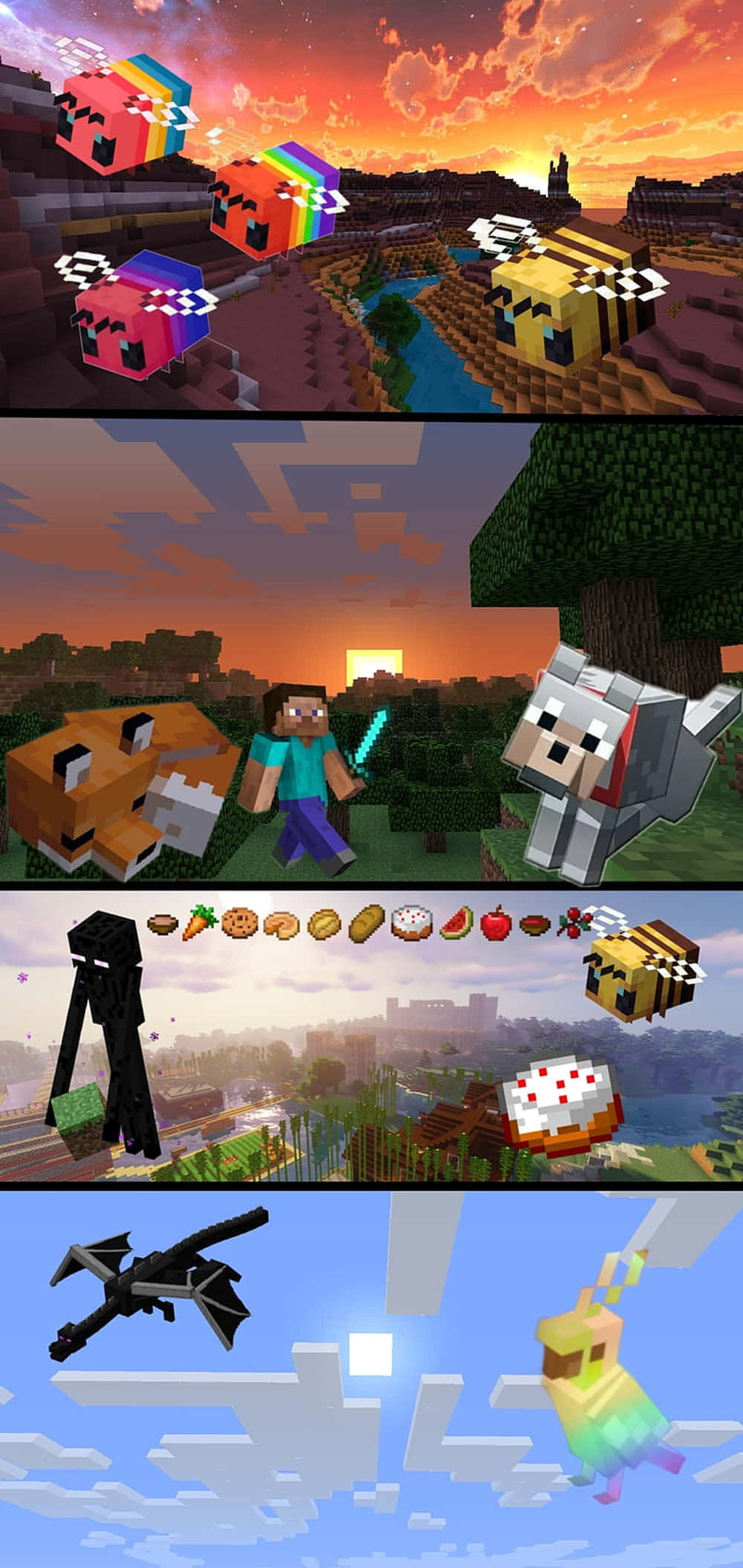 Pixel 3xl Minecraft Taustakuvat Maisemista Taustakuvat