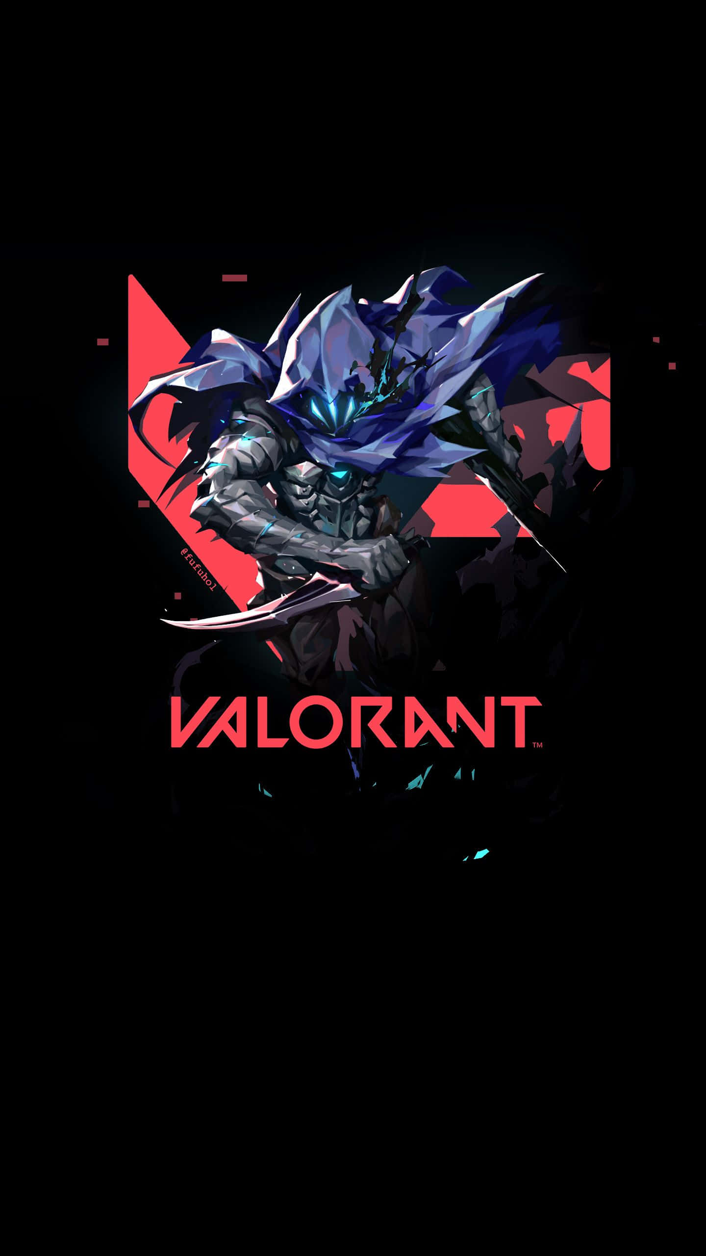Pixel 3xl Valorant-tausta Omen & Valorant-logo Taustakuvat