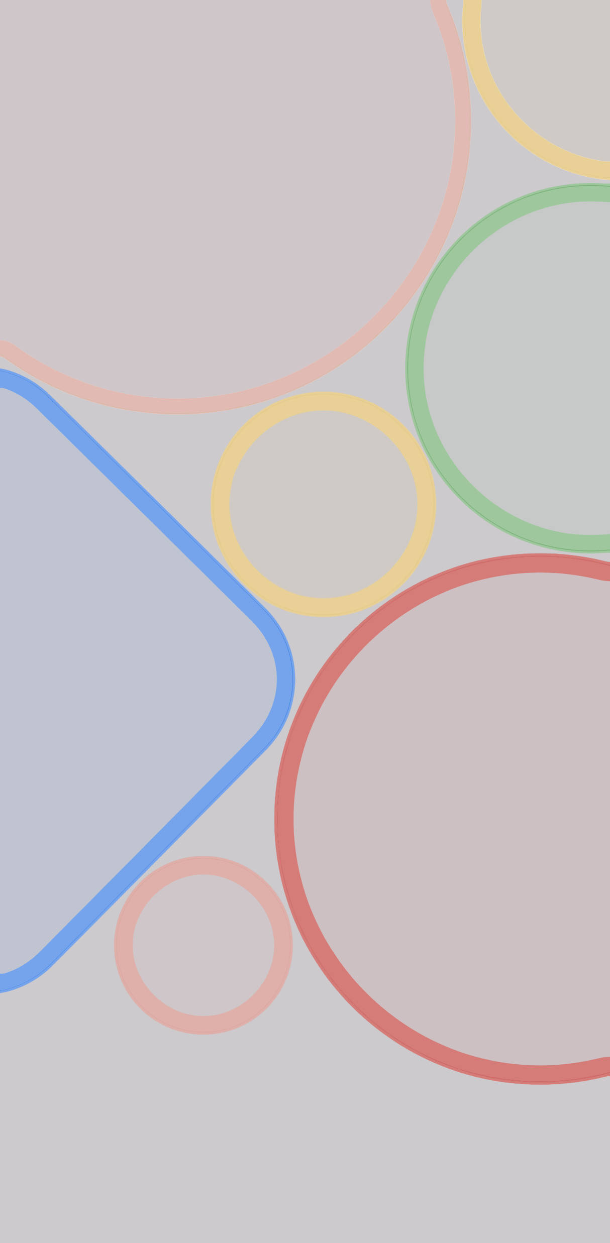 Pixel 5 Minimalistiset Ääriviivamuodot Taustakuvat