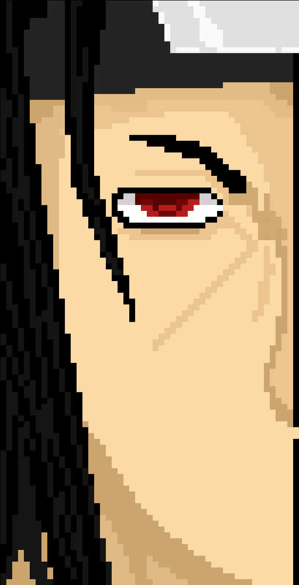 Pixeloidut Sharingan-silmät Taustakuvat