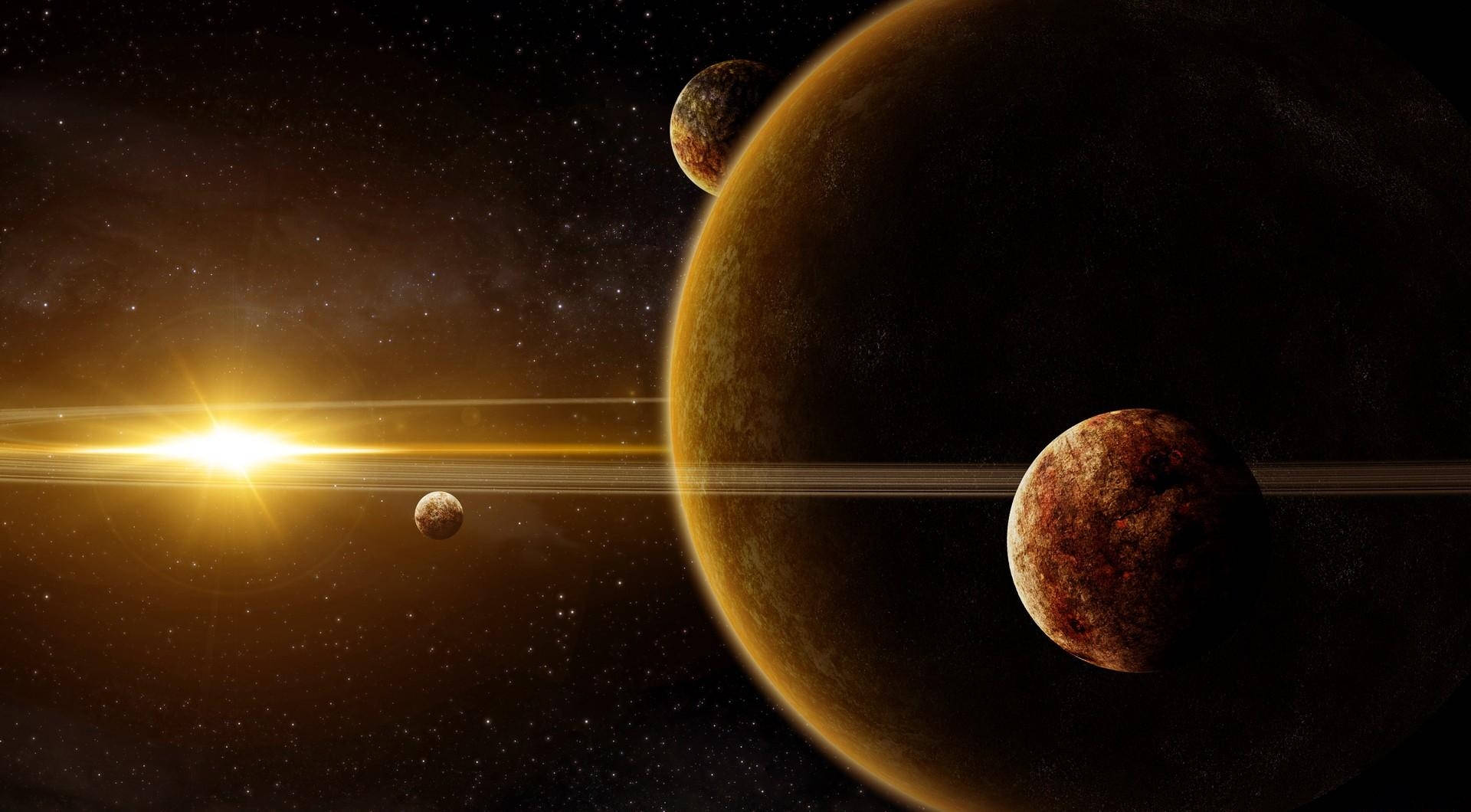 Planeetta galaksin universumissa -taustakuva