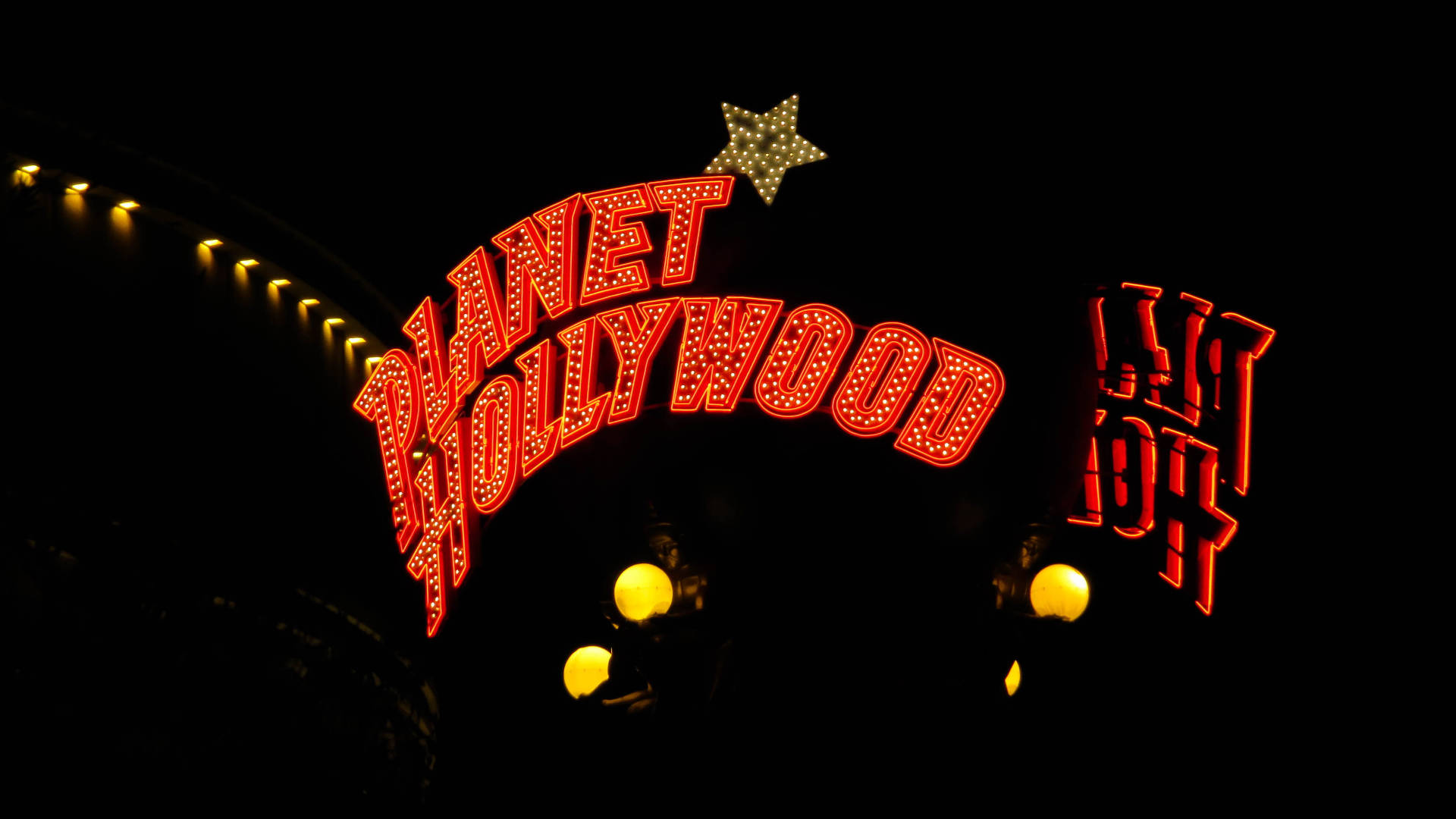 Planet Hollywood -kyltti Taustakuvat