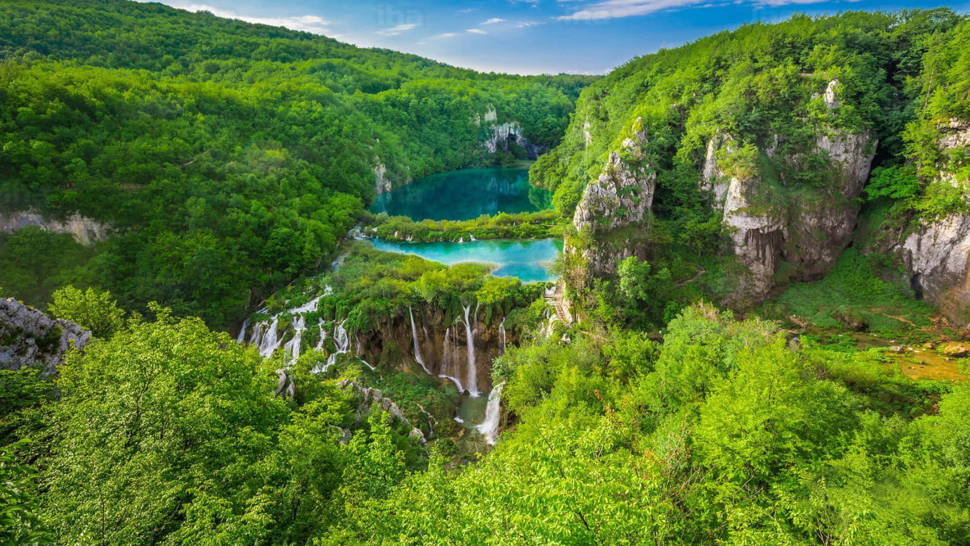 Plitvice-järvet Kroatiassa Taustakuvat