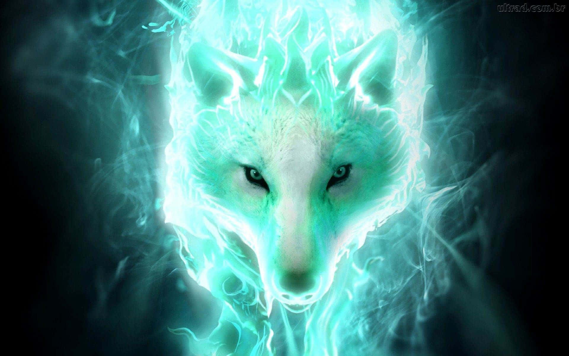 Poika ja hänen ystävällinen ihmissusensa elokuvasta Super Cool Wolf Taustakuvat