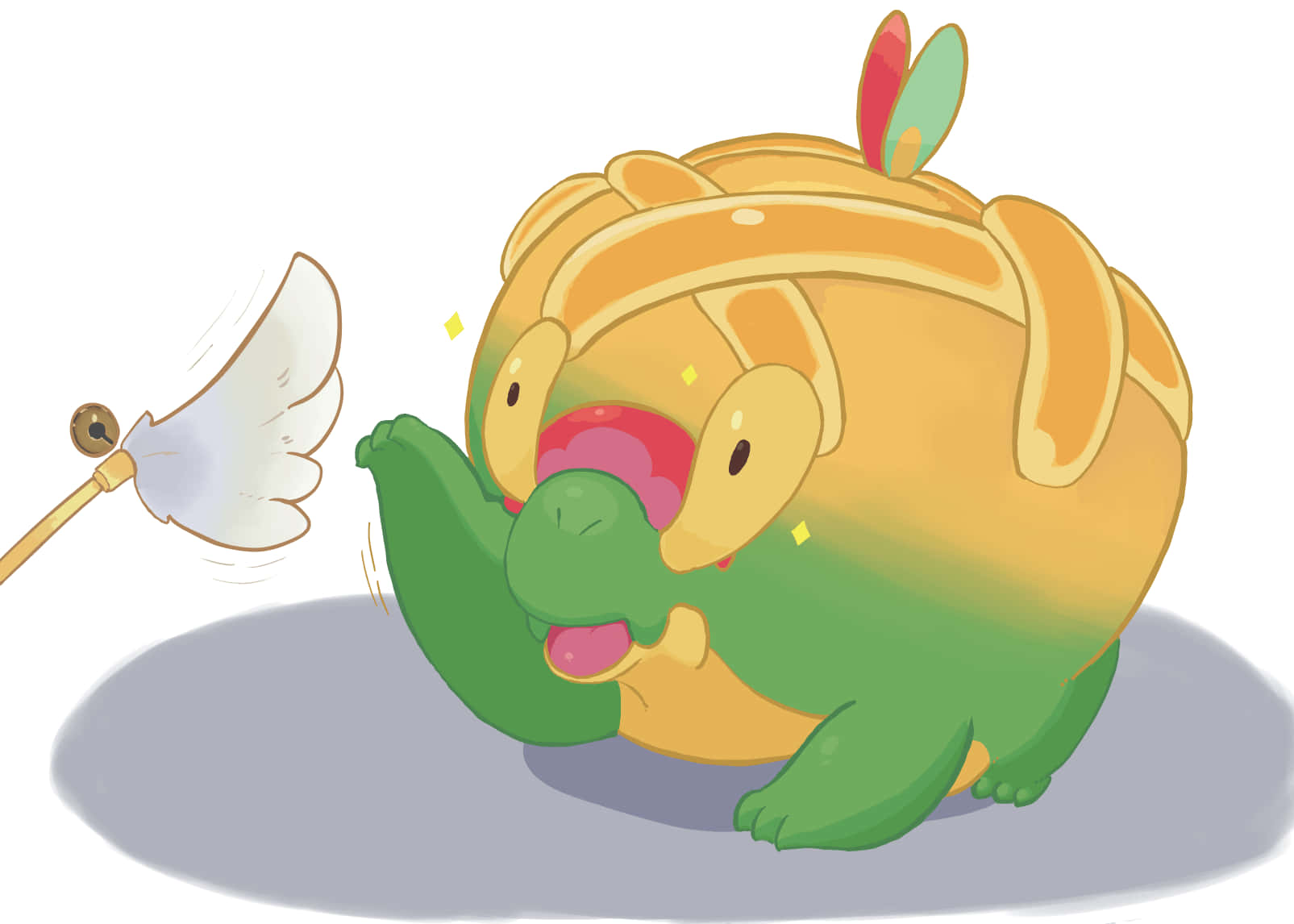 Pokémon Appletun suloinen naama Taustakuvat