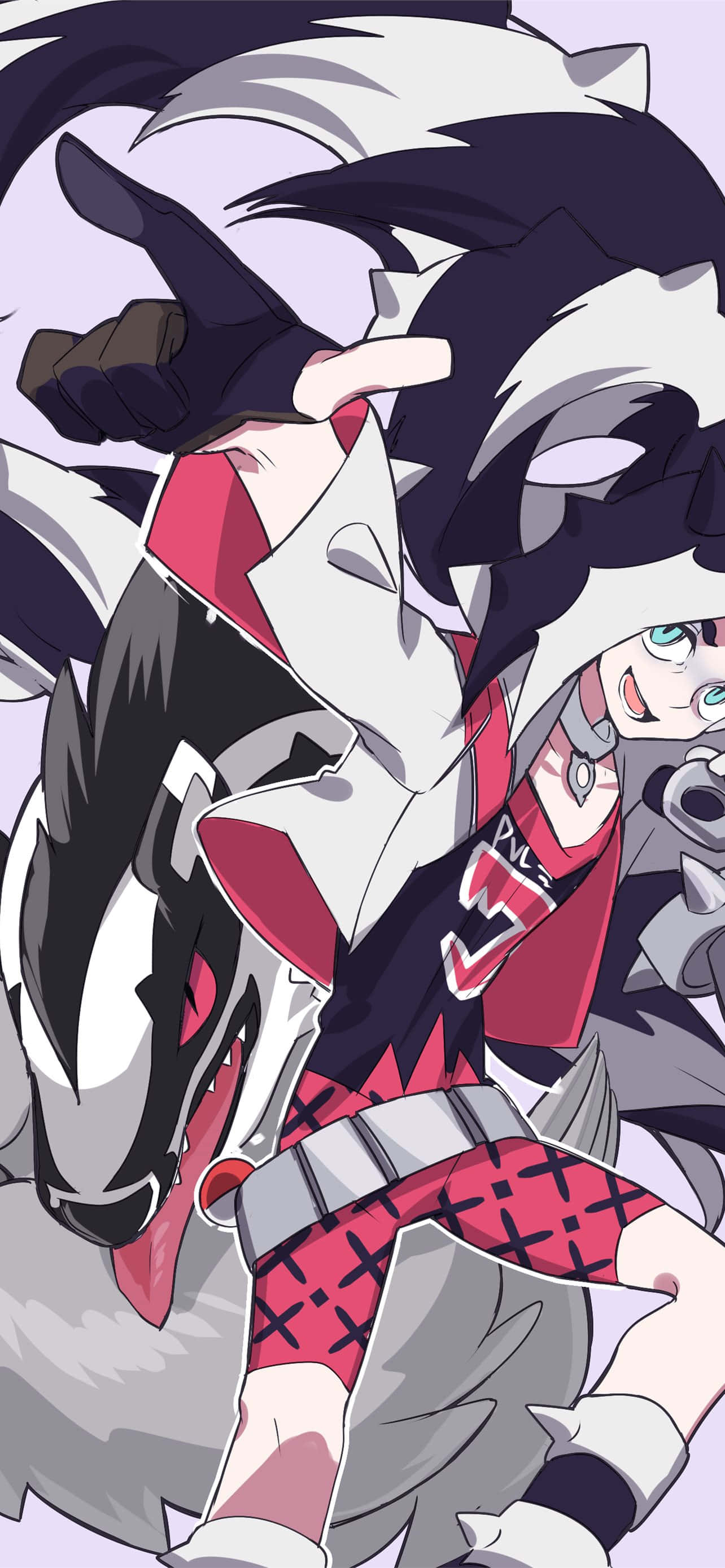 Pokémon-kouluttaja Piers ja Obstagoon Taustakuvat