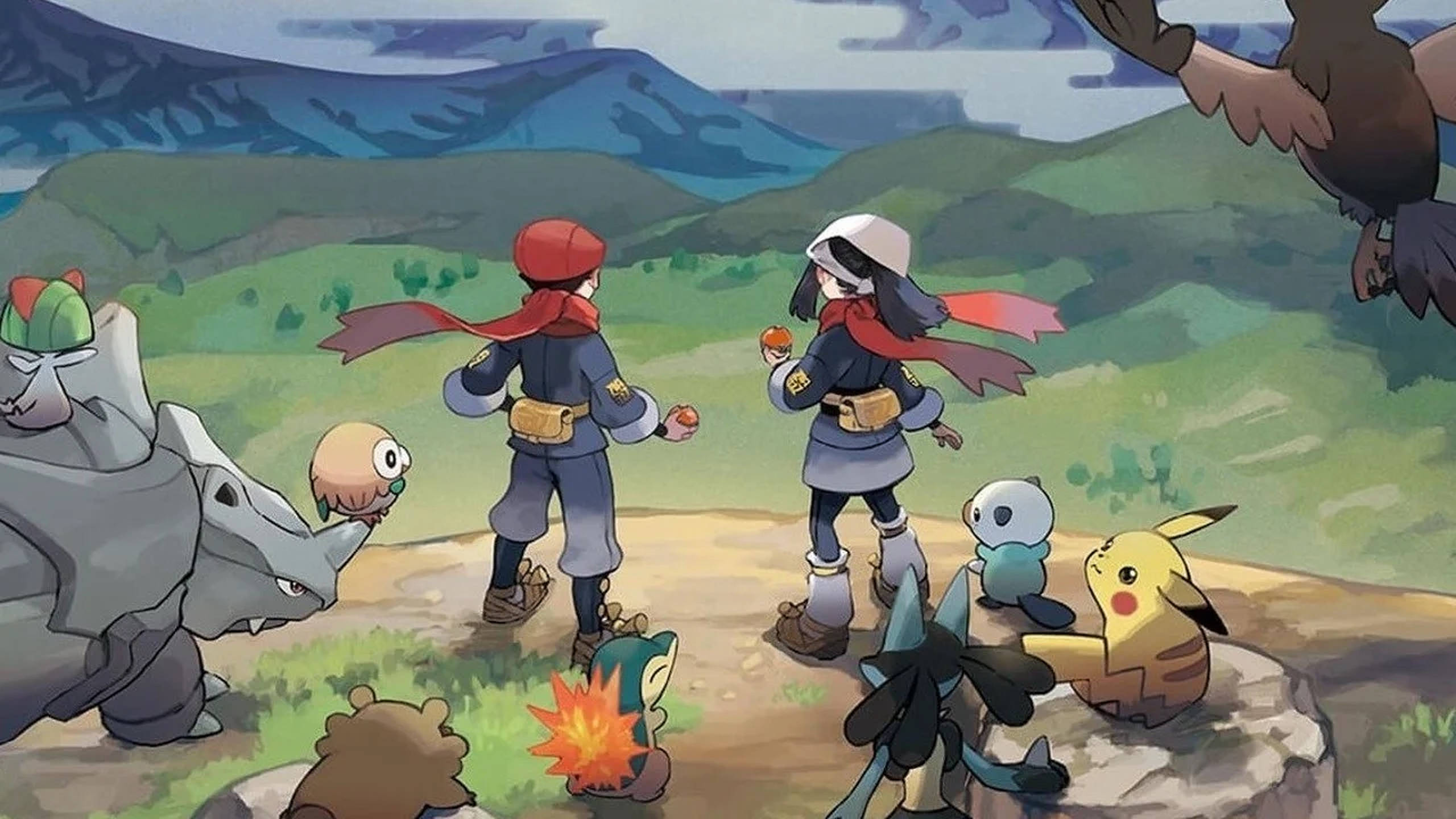 Pokémon Legends Arceus vuorenhuippu Taustakuvat