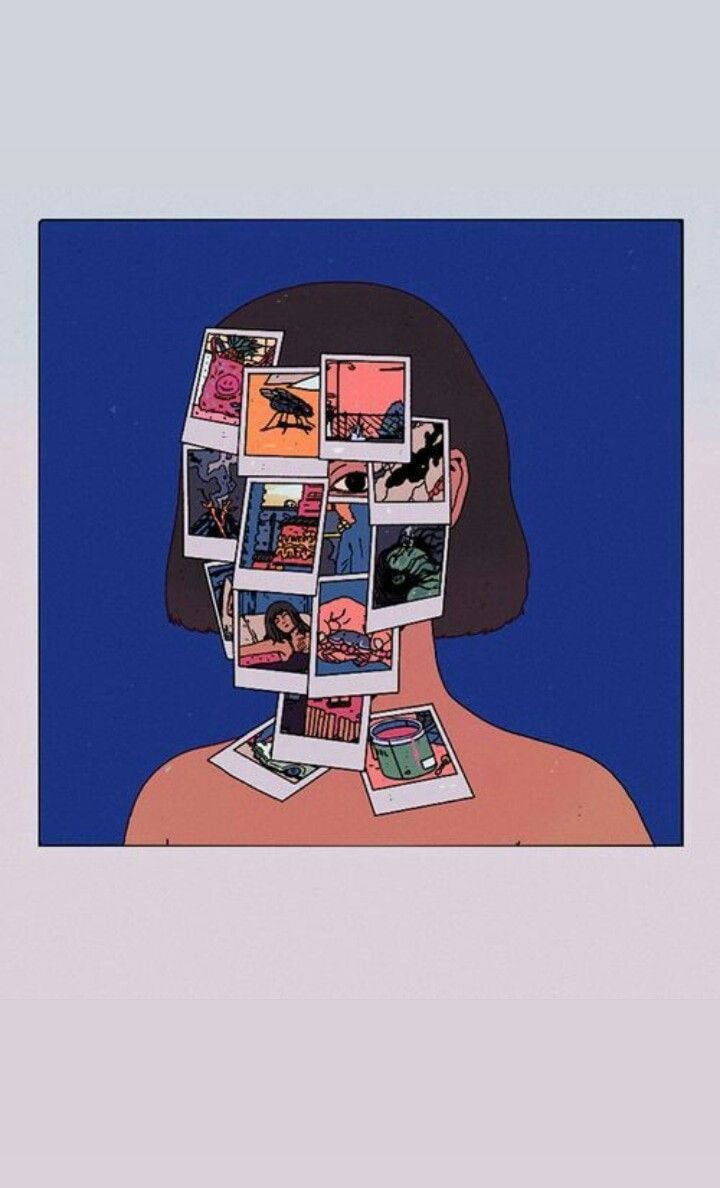 Polaroid-kuvia esteettisiä luonnoksia Taustakuvat