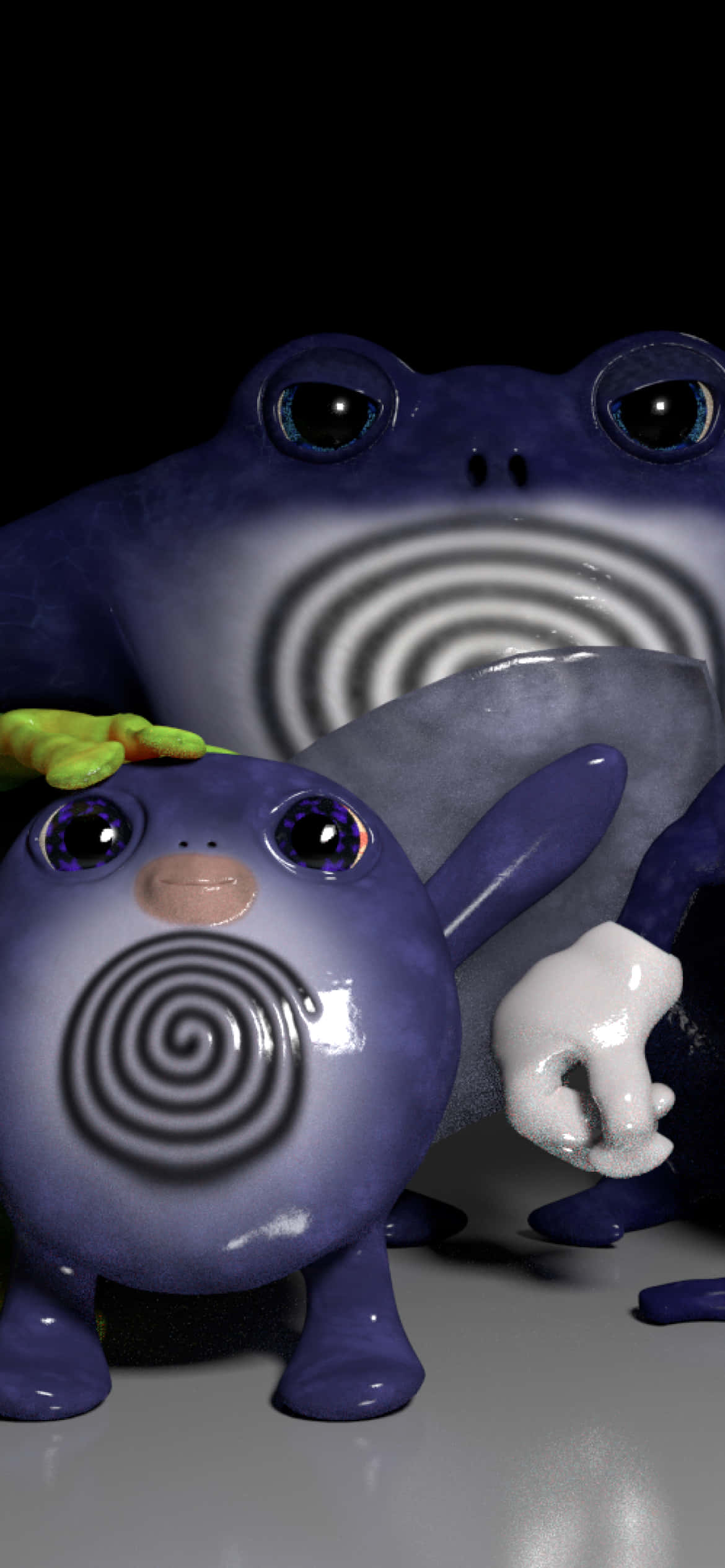 Poliwag ja Poliwrath Taustakuvat