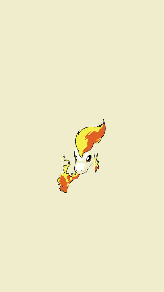 Ponyta tulinen naama Pokemon iPhone Taustakuvat