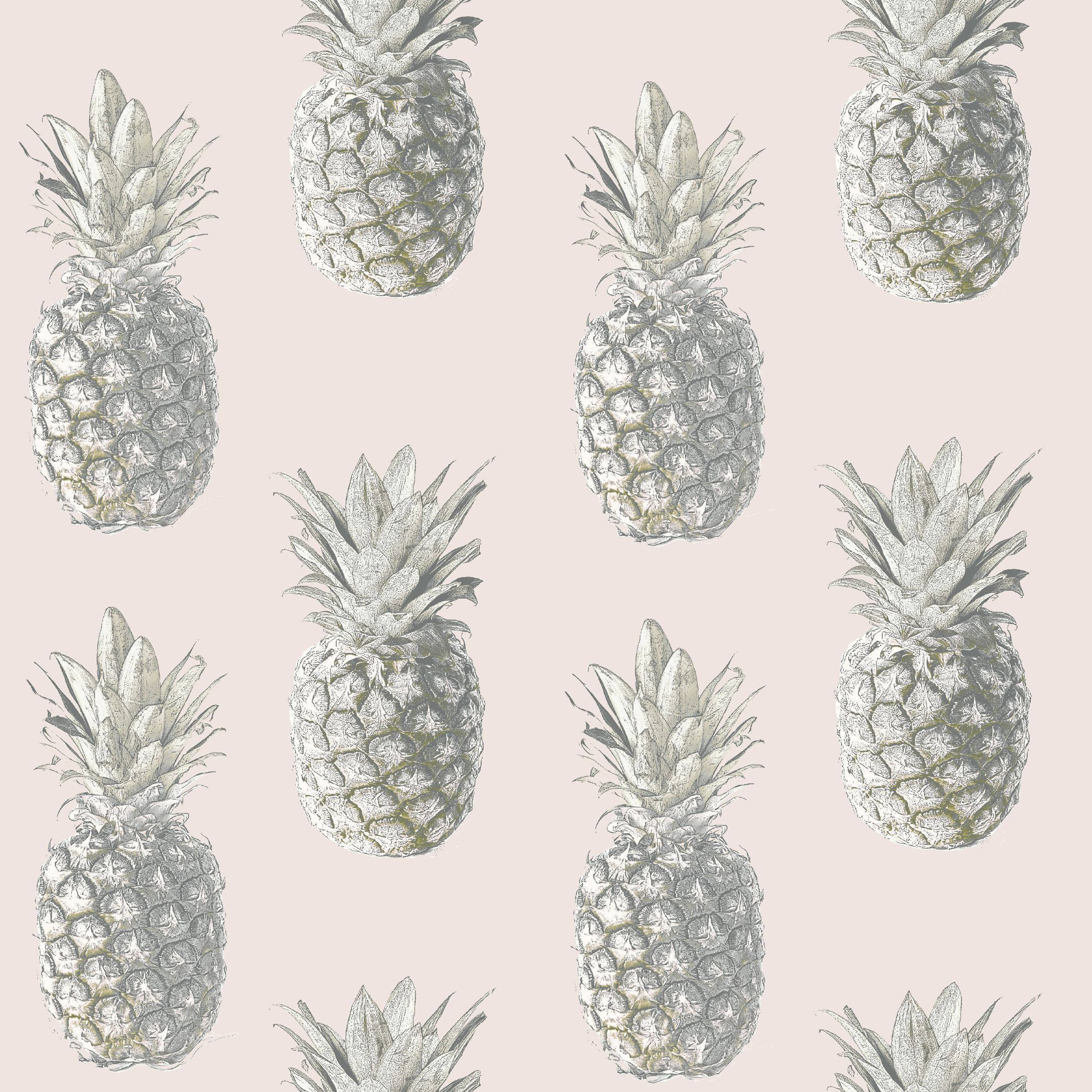 Poskenpunainen ananas-kuvio Taustakuvat