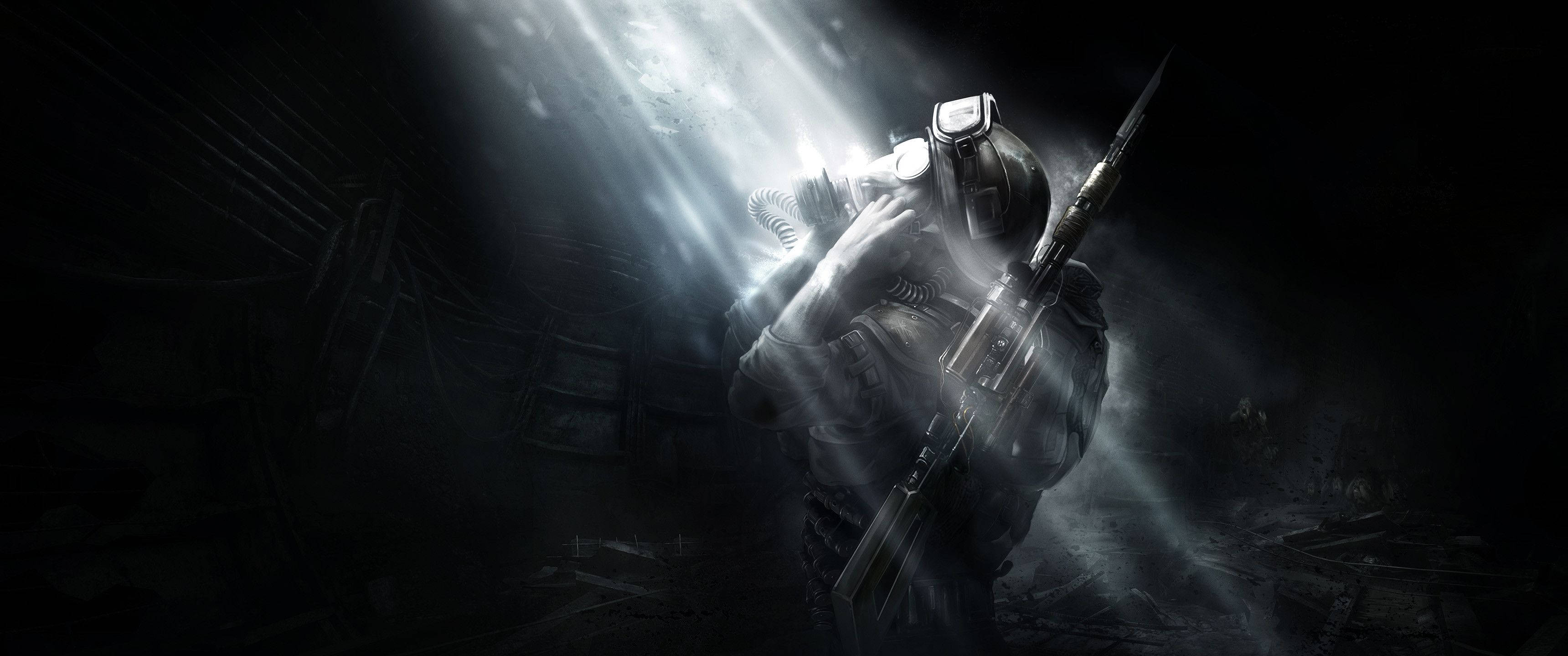 Post-apokalyptinen maisema Metro Last Light -videopelistä Taustakuvat