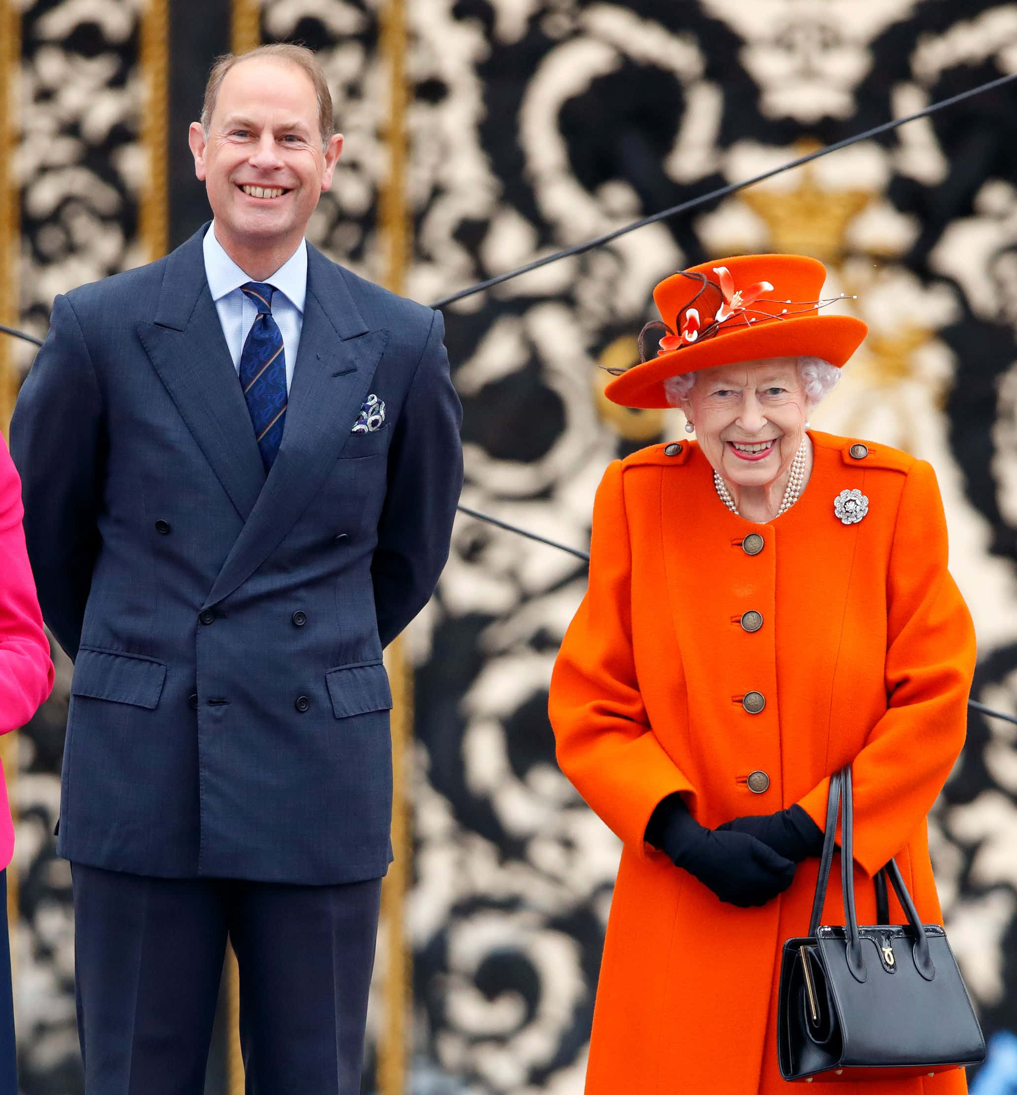 Prinssi Edward kuningatar Elisabet II:n kanssa Taustakuvat