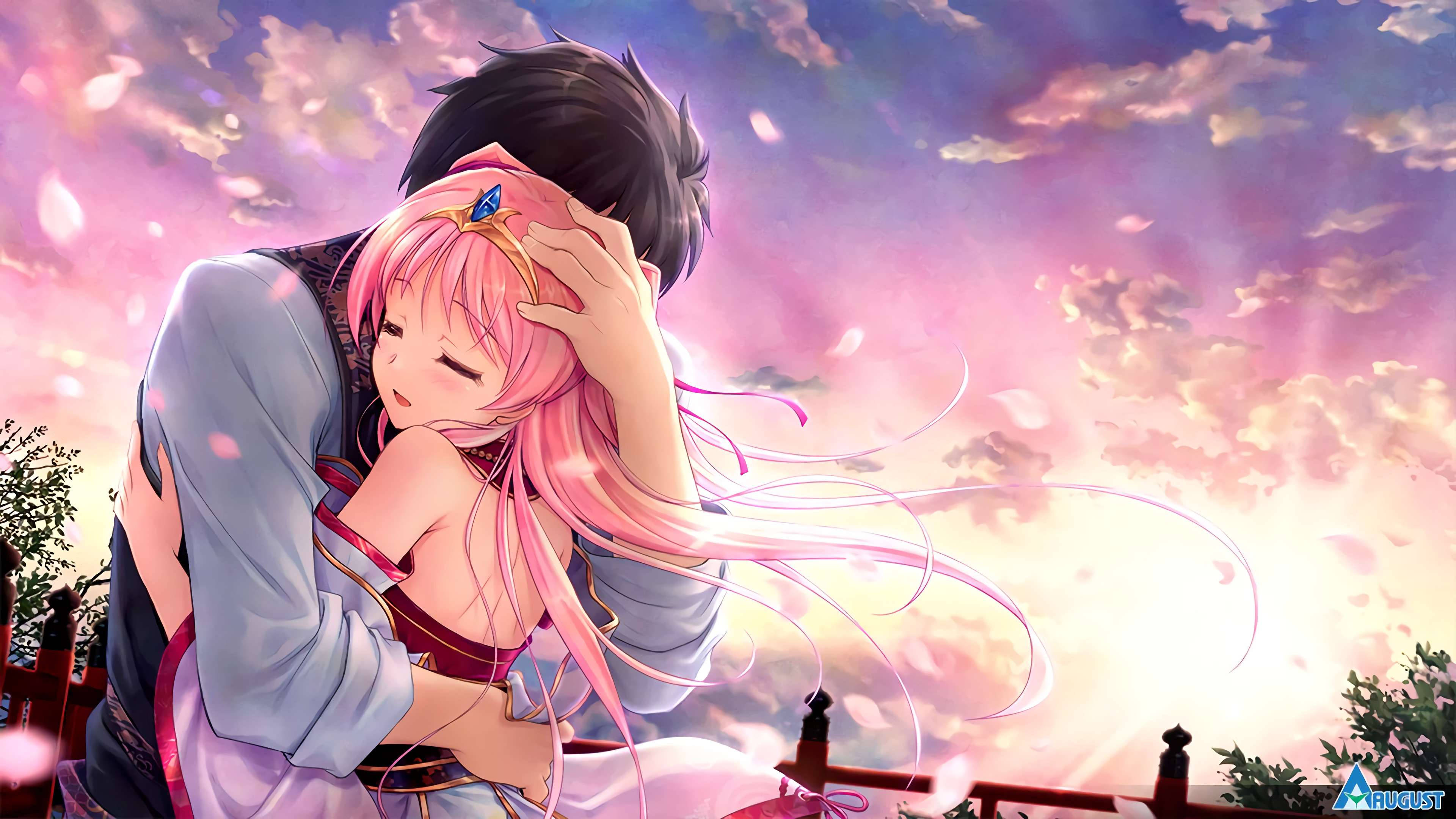Prinssi ja Prinsessa Anime Halaus Taustakuvat