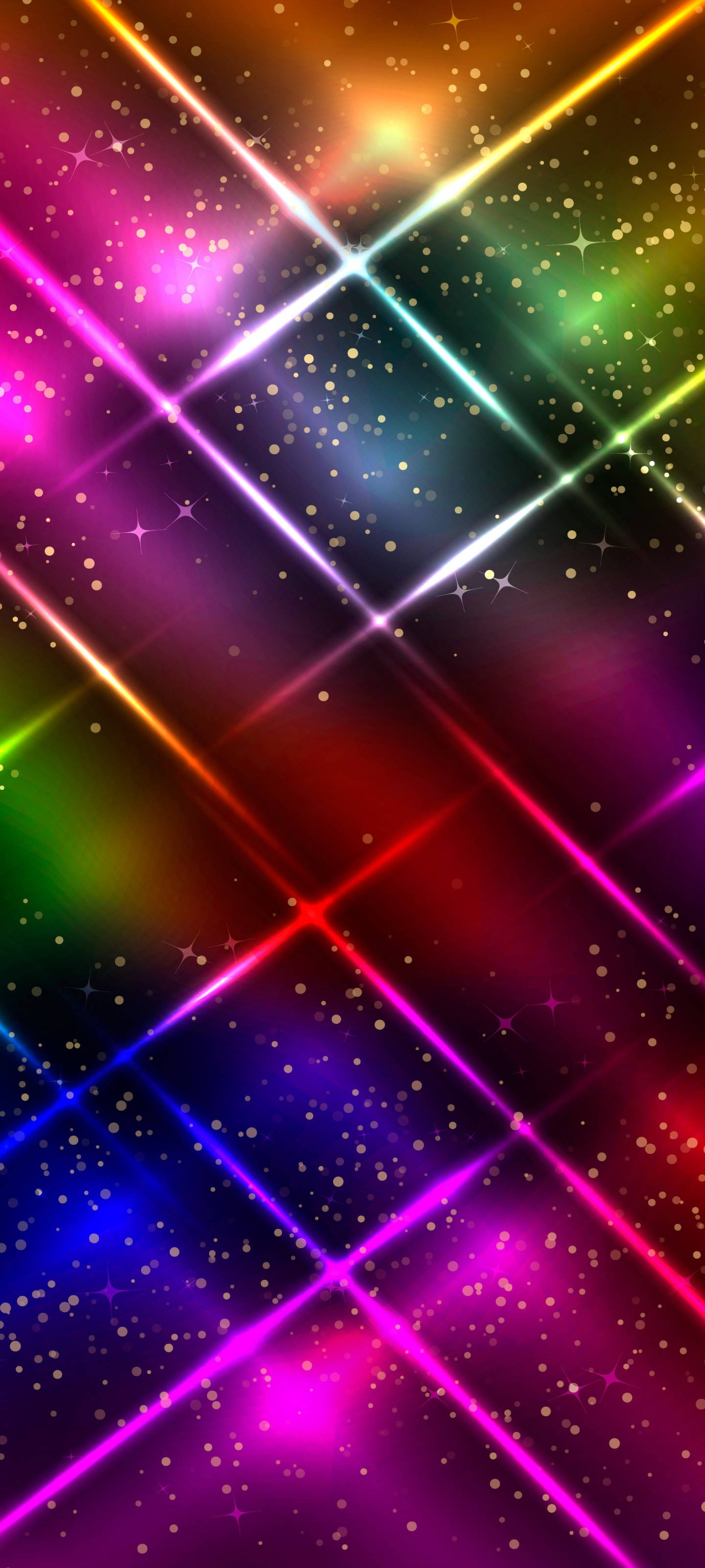 Prismaattinen Galaksi Avaruus Puhelin Taustakuvat