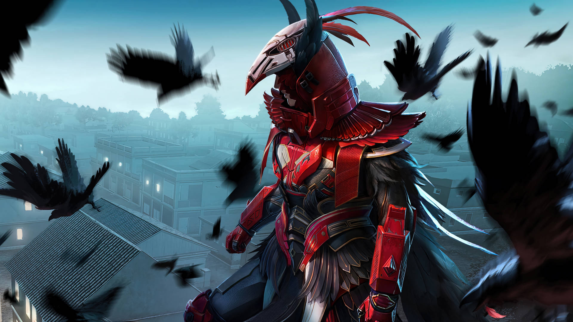PUBG Blood Raven X -puku promo Taustakuvat
