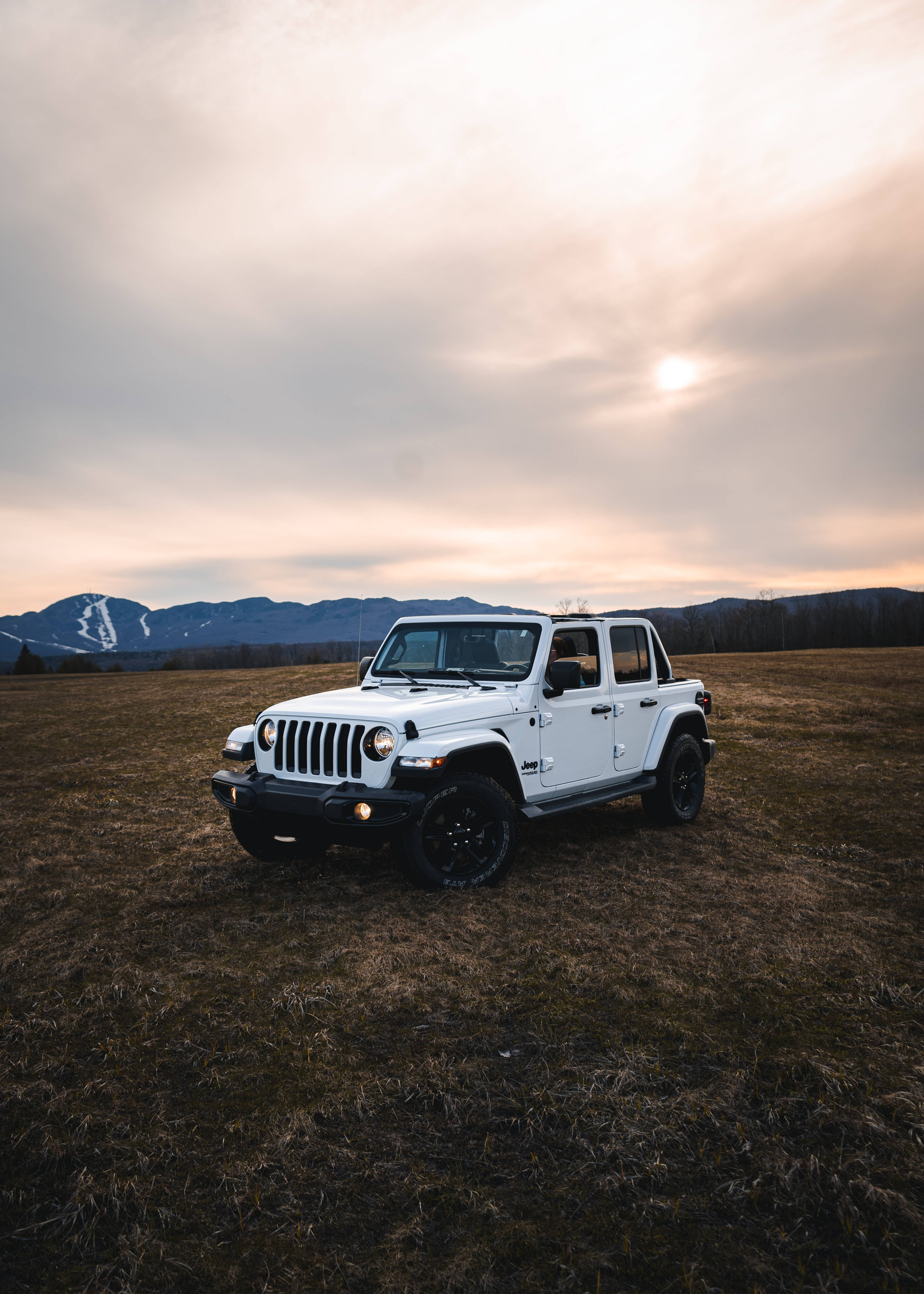 Puhdas valkoinen Wrangler Jeep Taustakuvat