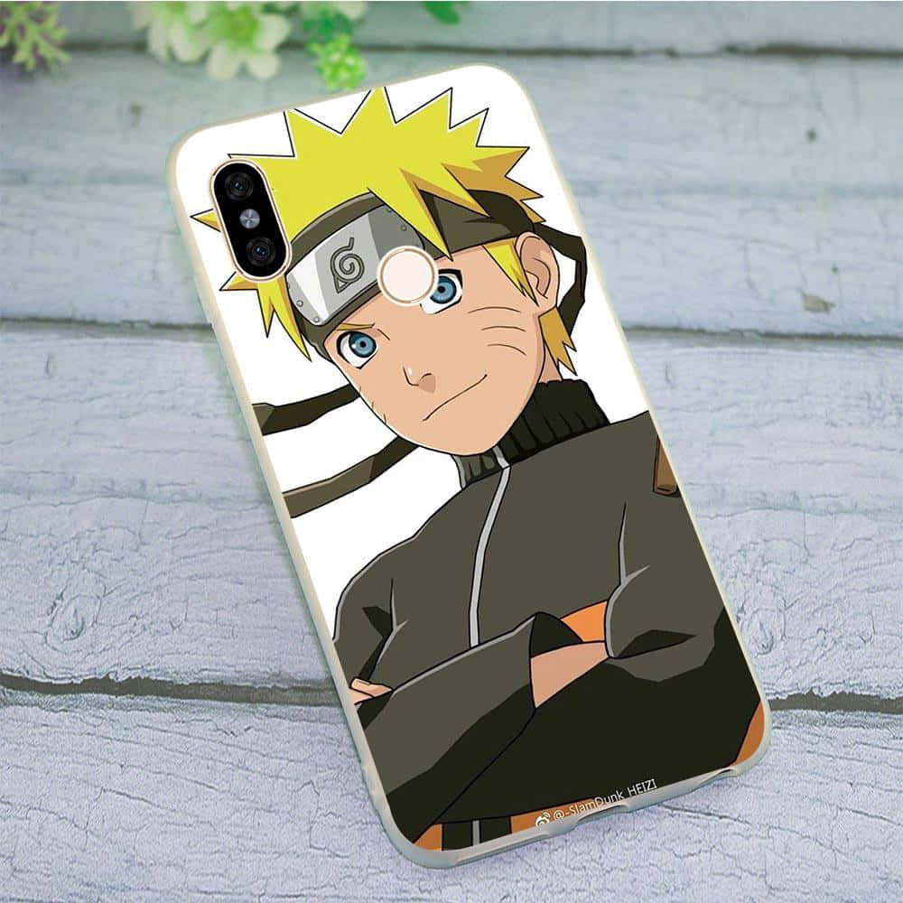 Puhelinkotelokuva hymyilevästä Narutosta Taustakuvat