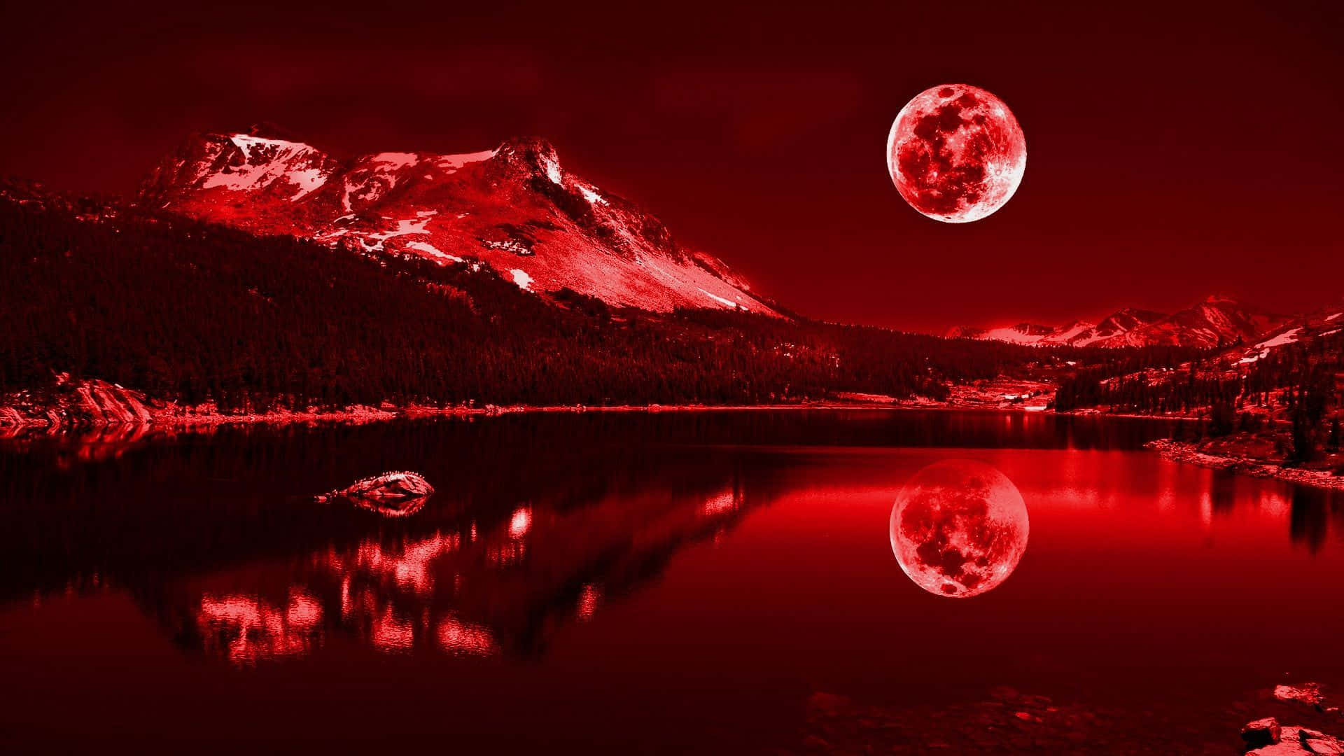 Punainen 1920x1080 taustakuva Taustakuvat
