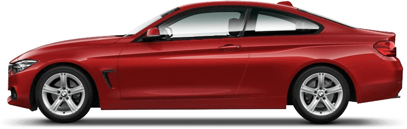 Punainen BMW 4-sarjan coupe sivulta Taustakuvat
