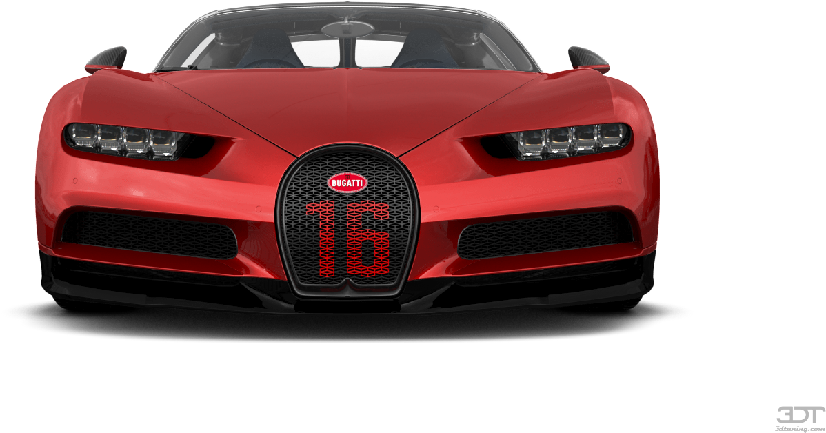 Punainen Bugatti Chiron edestä Taustakuvat