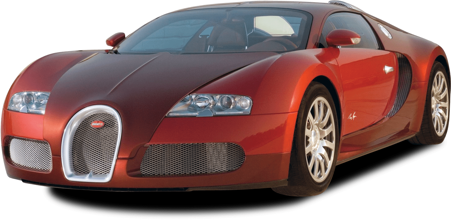 Punainen Bugatti Veyron sivulta Taustakuvat
