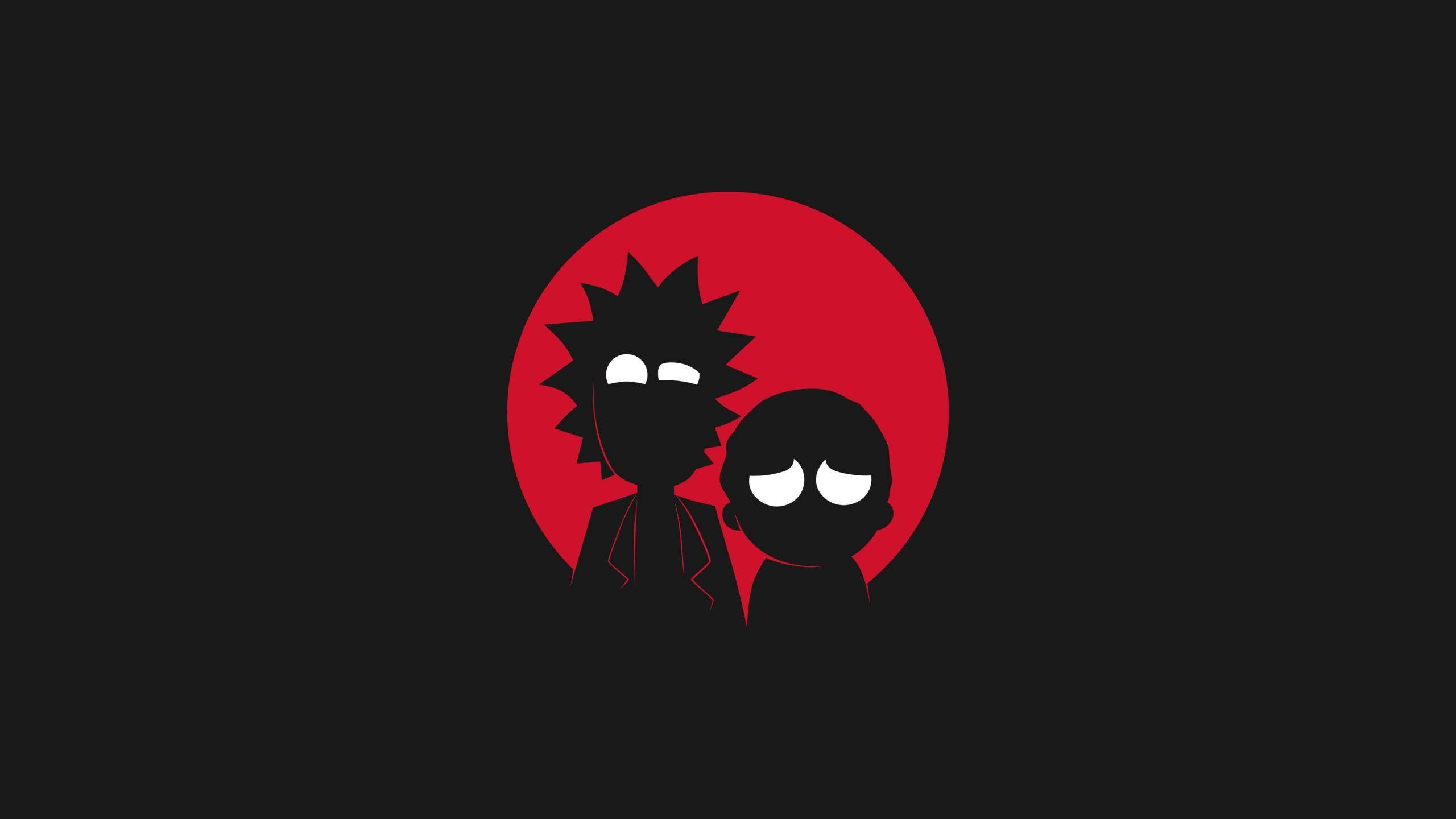 Punainen Dope Rick ja Morty Taustakuvat