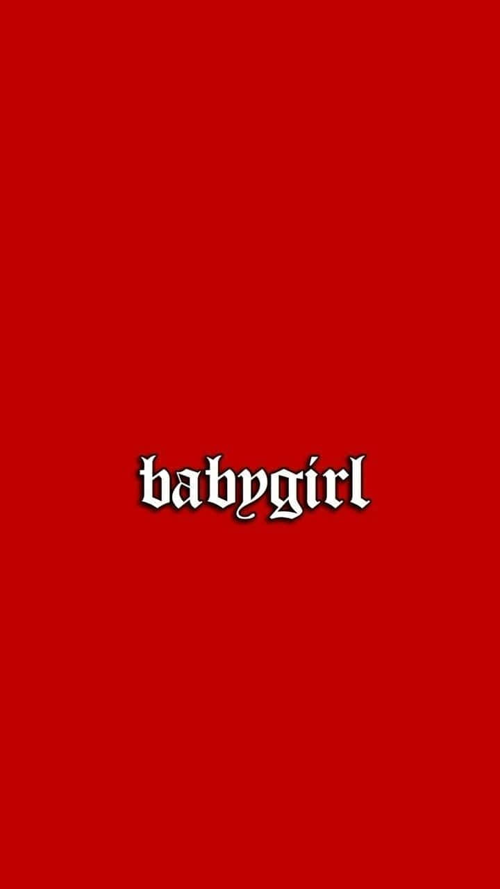Punainen esteettinen Tumblr-tyttövauva Taustakuvat