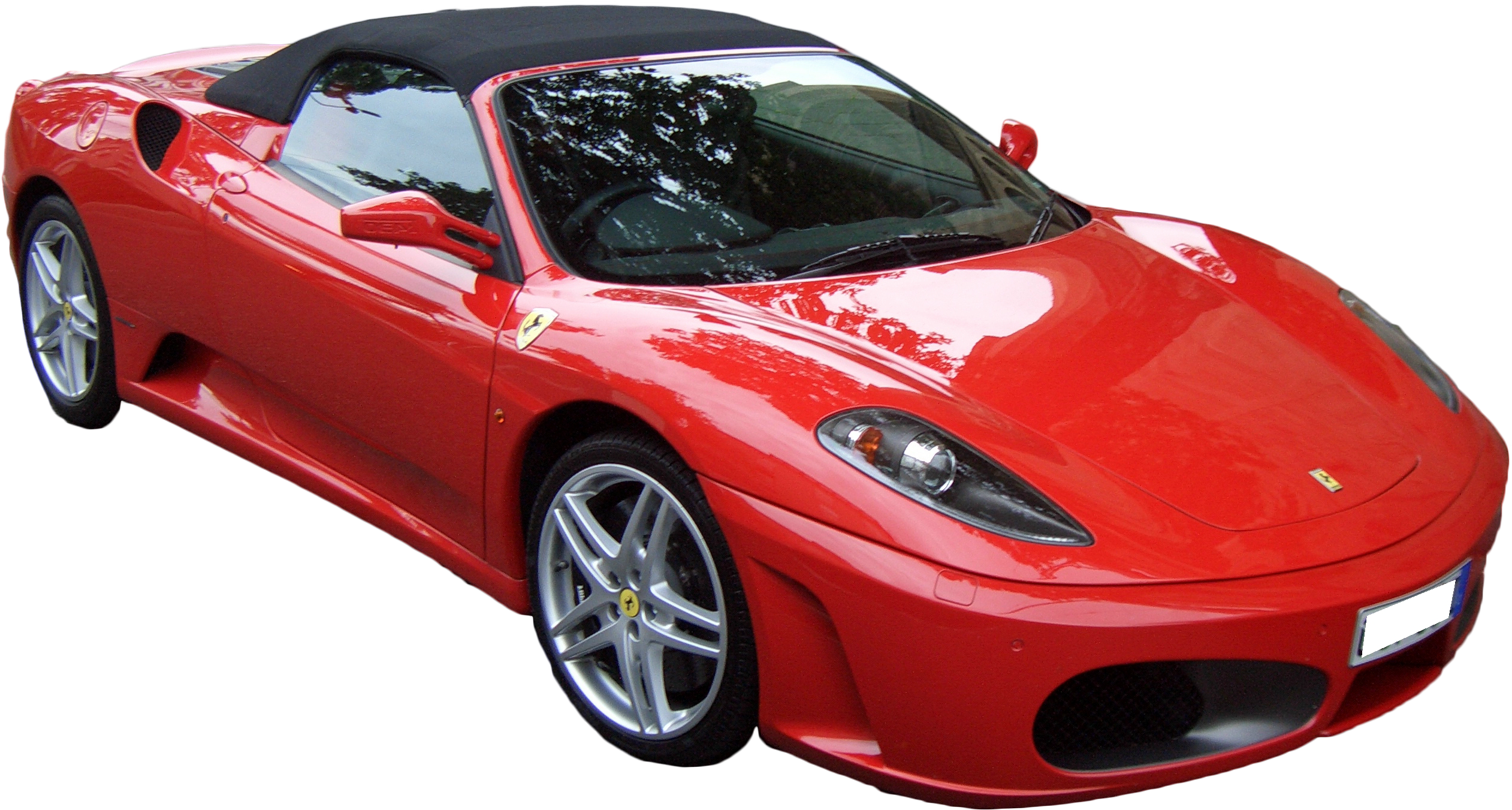 Punainen Ferrari F430 Spider -avomalli Taustakuvat