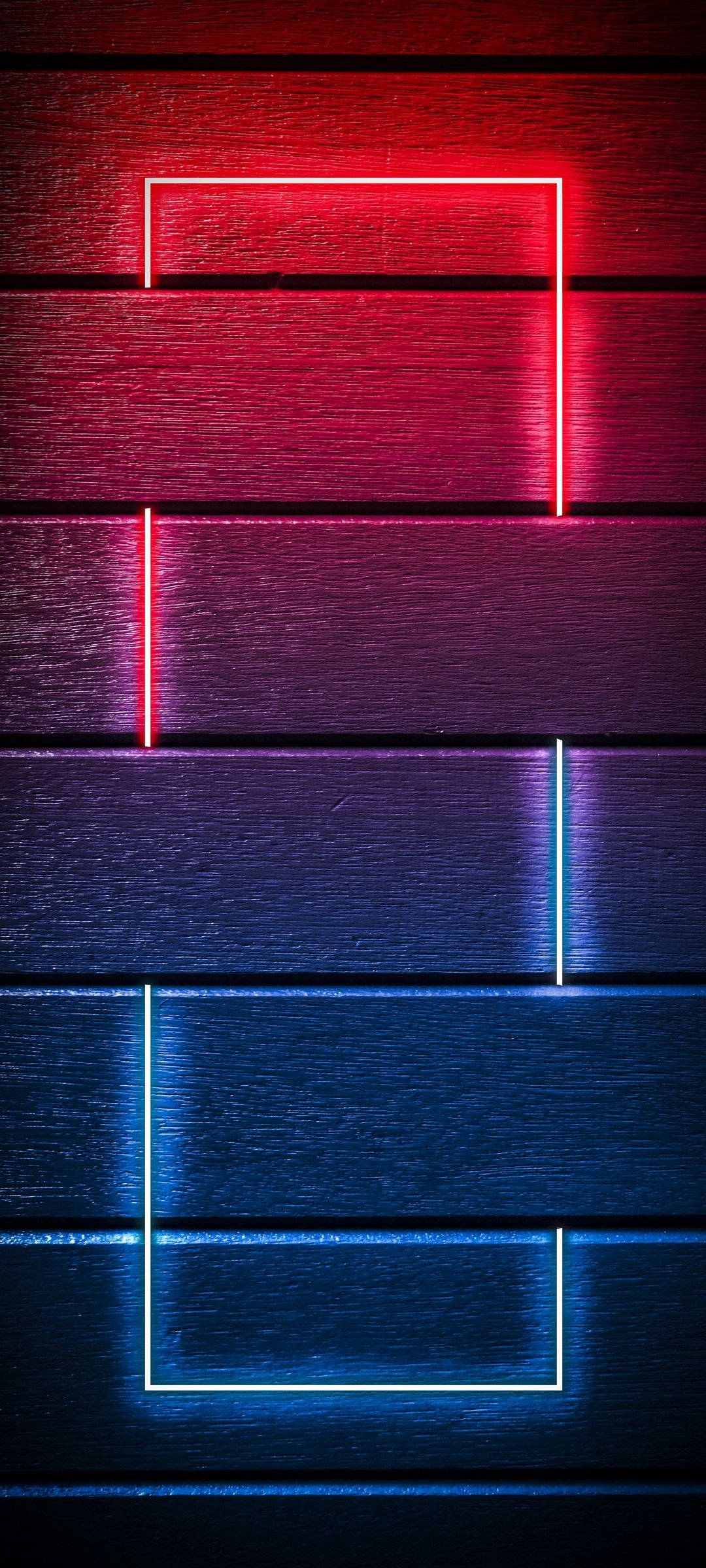 Punainen ja sininen neonvaloseinä Taustakuvat