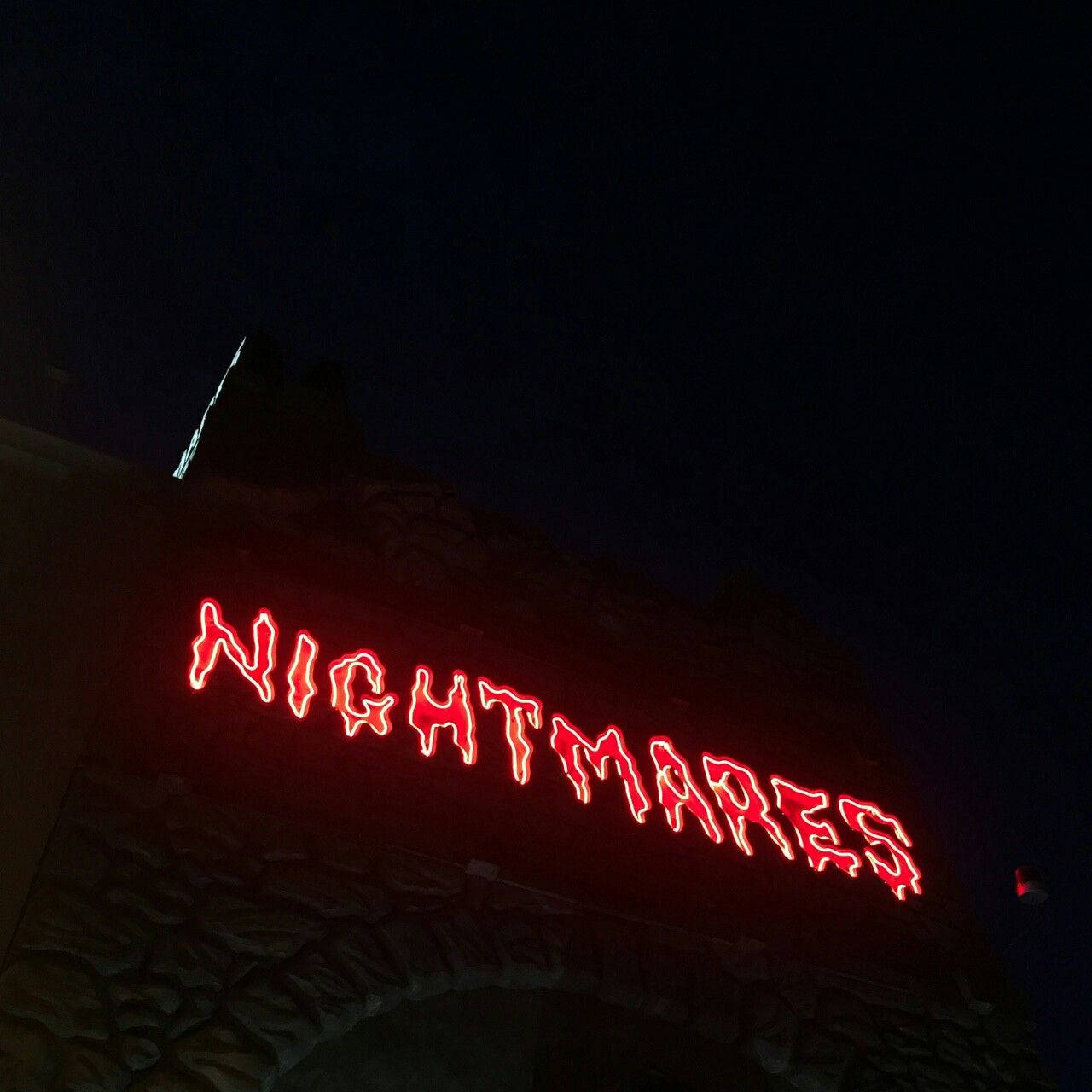 Punainen Neon Painajaiset - Estetiikka Taustakuvat