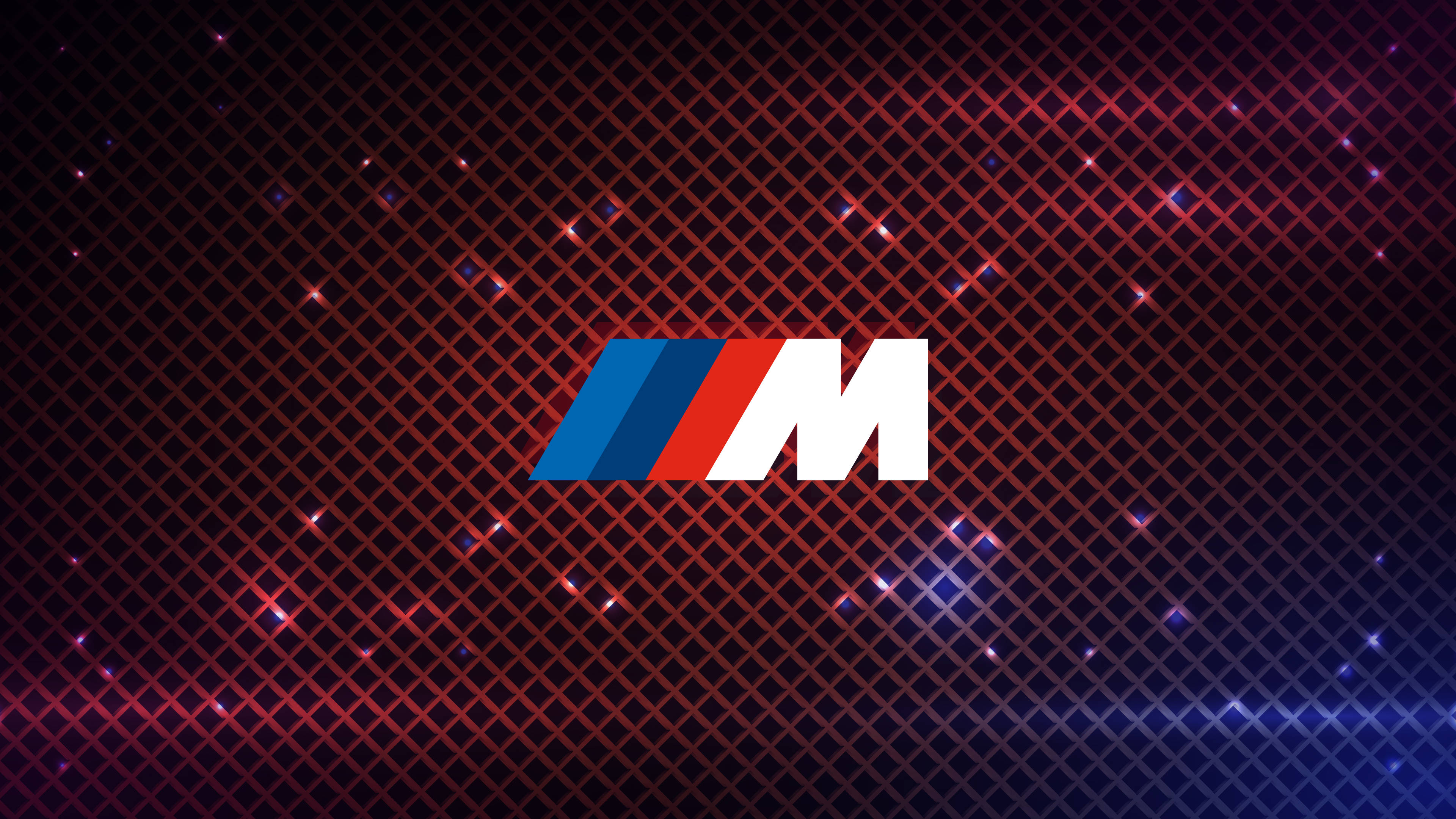 Punainen ristikuvio BMW M -logo Taustakuvat