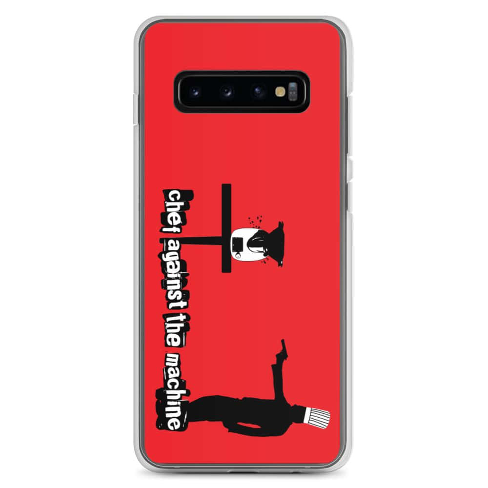 punainen Samsung S10 -kuori, jossa mies ja nainen Taustakuvat