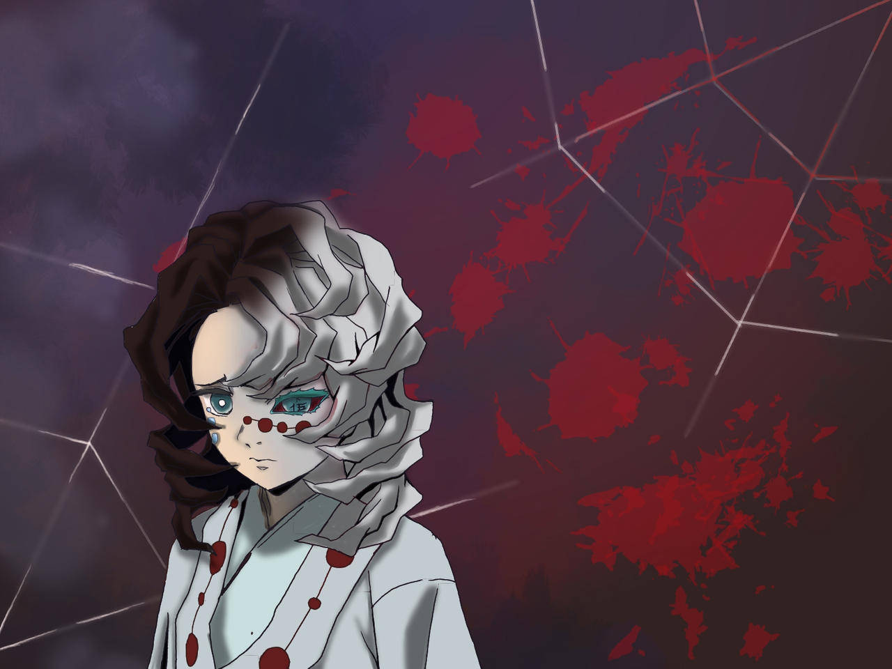 Puoliverinen Rui Demon Slayer Taustakuvat