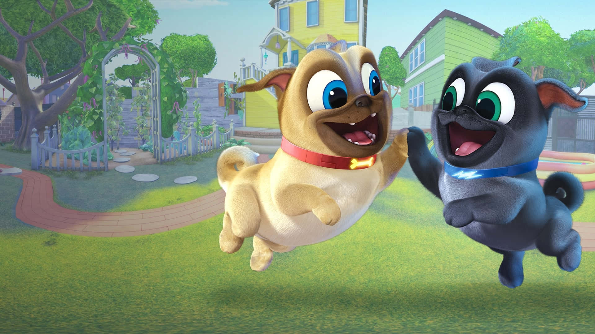 Puppy Dog Pals Yläfemma Taustakuvat