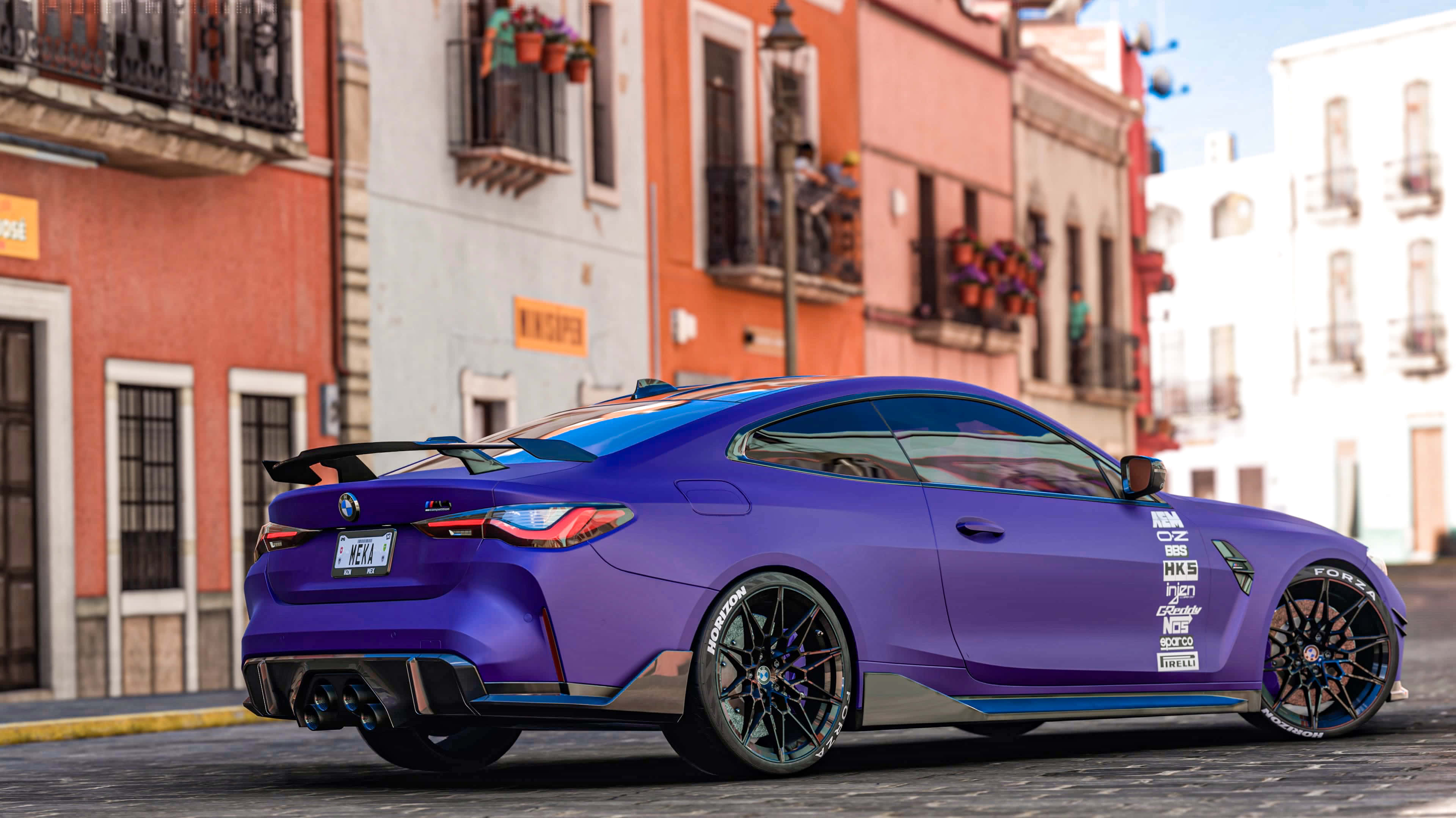 Purple M4 Forza Horizon Meksikossa Taustakuvat