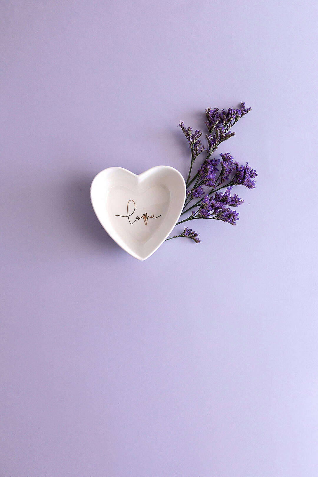 Purple pastellinen esteettinen sydänkulho Taustakuvat
