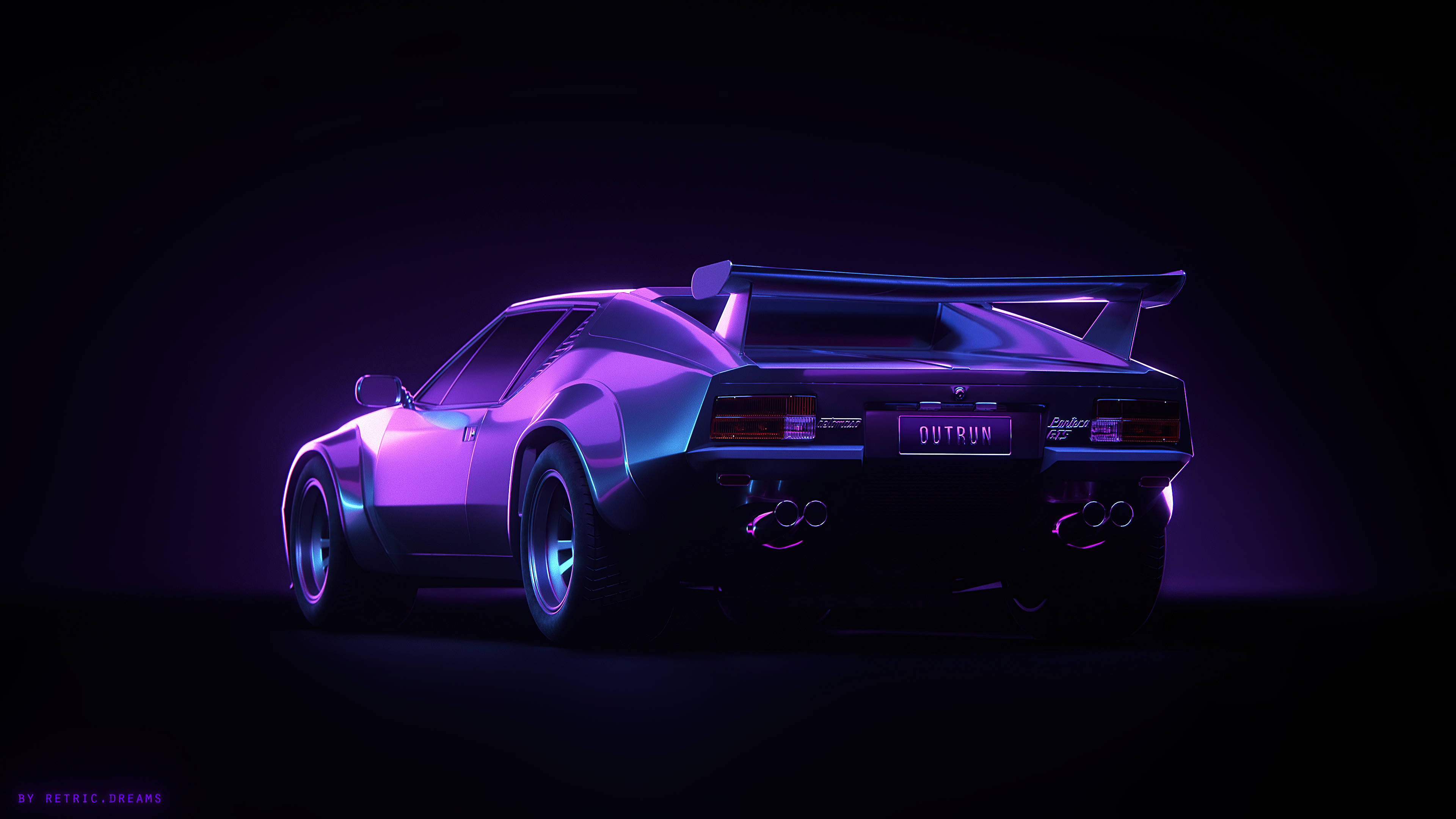 Purple Pontiac Aesthetic 4K Auto Taustakuvat