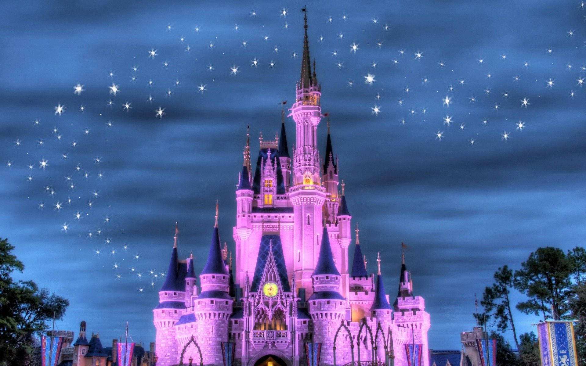 Purple Teemainen Magic Kingdom Disney 4K Ultra Wide Taustakuvat