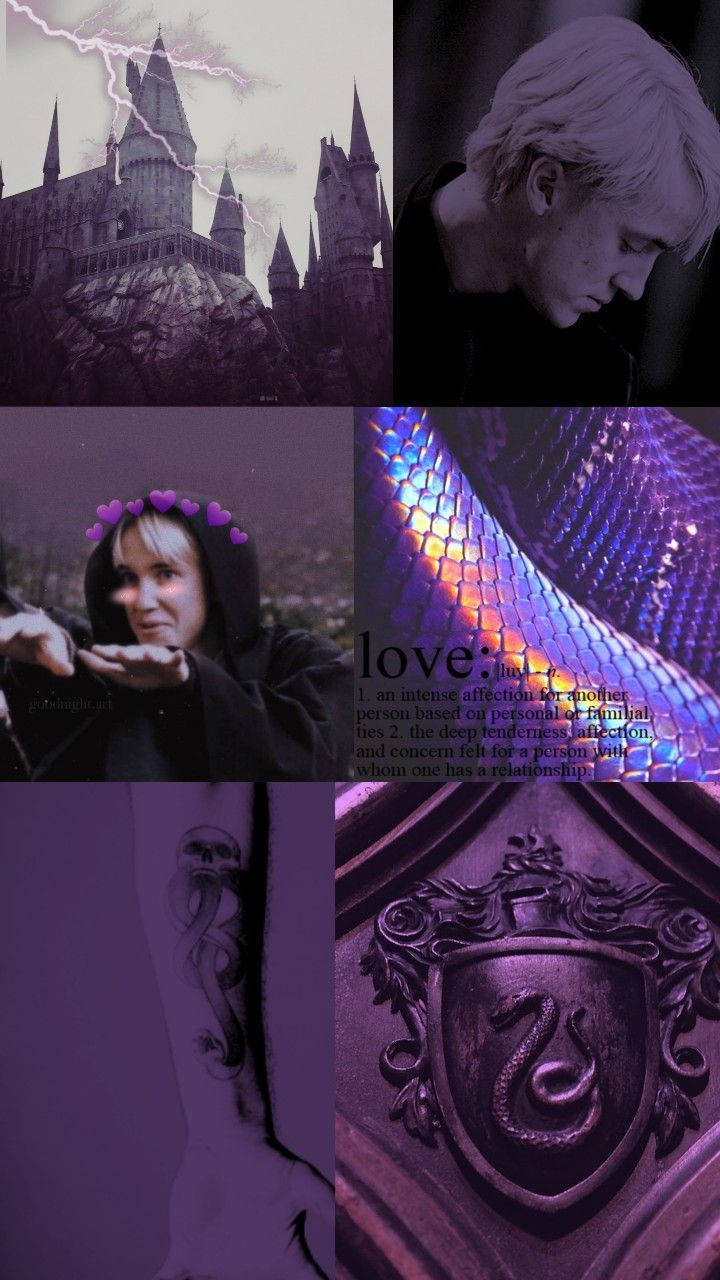 Purppura Draco Malfoy -estetiikka Taustakuvat